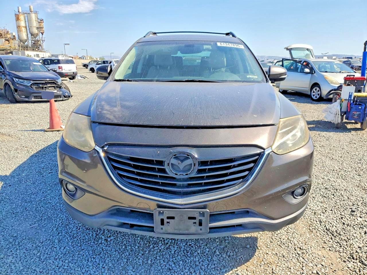 2015 Mazda Cx-9 Grand Touring Gray vin: JM3TB2DV7F0447255