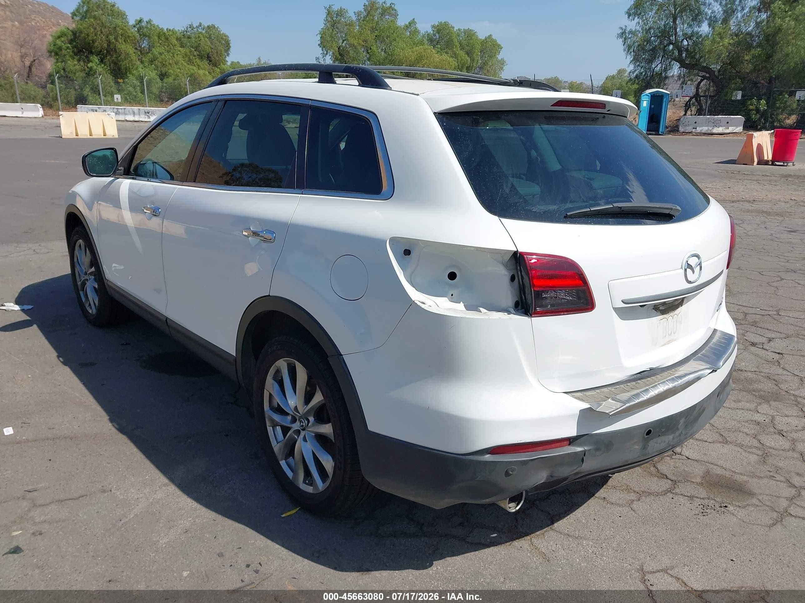 2015 Mazda Cx-9 Grand Touring Белый vin: JM3TB2DV7F0450219
