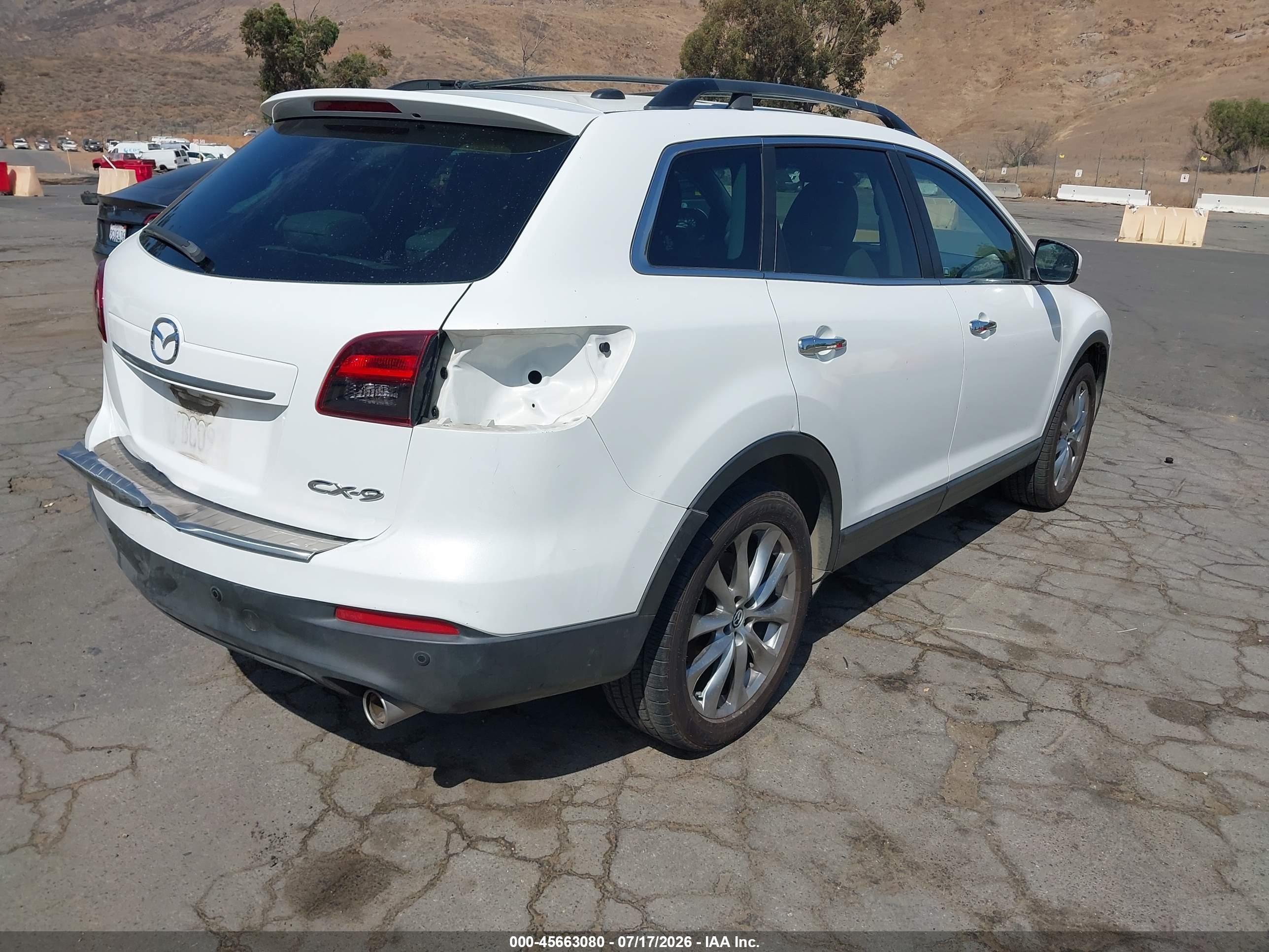 2015 Mazda Cx-9 Grand Touring Белый vin: JM3TB2DV7F0450219