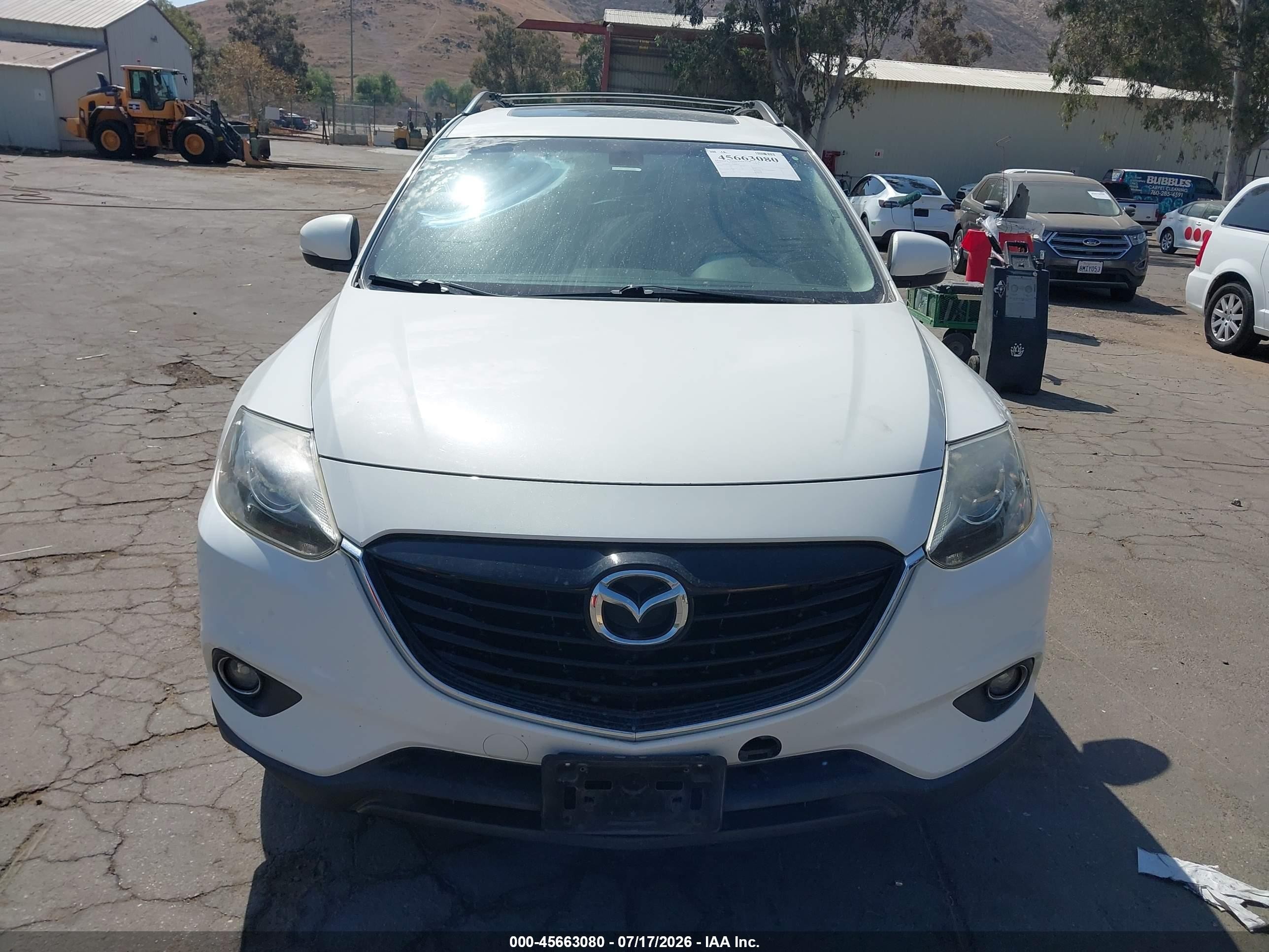 2015 Mazda Cx-9 Grand Touring Белый vin: JM3TB2DV7F0450219