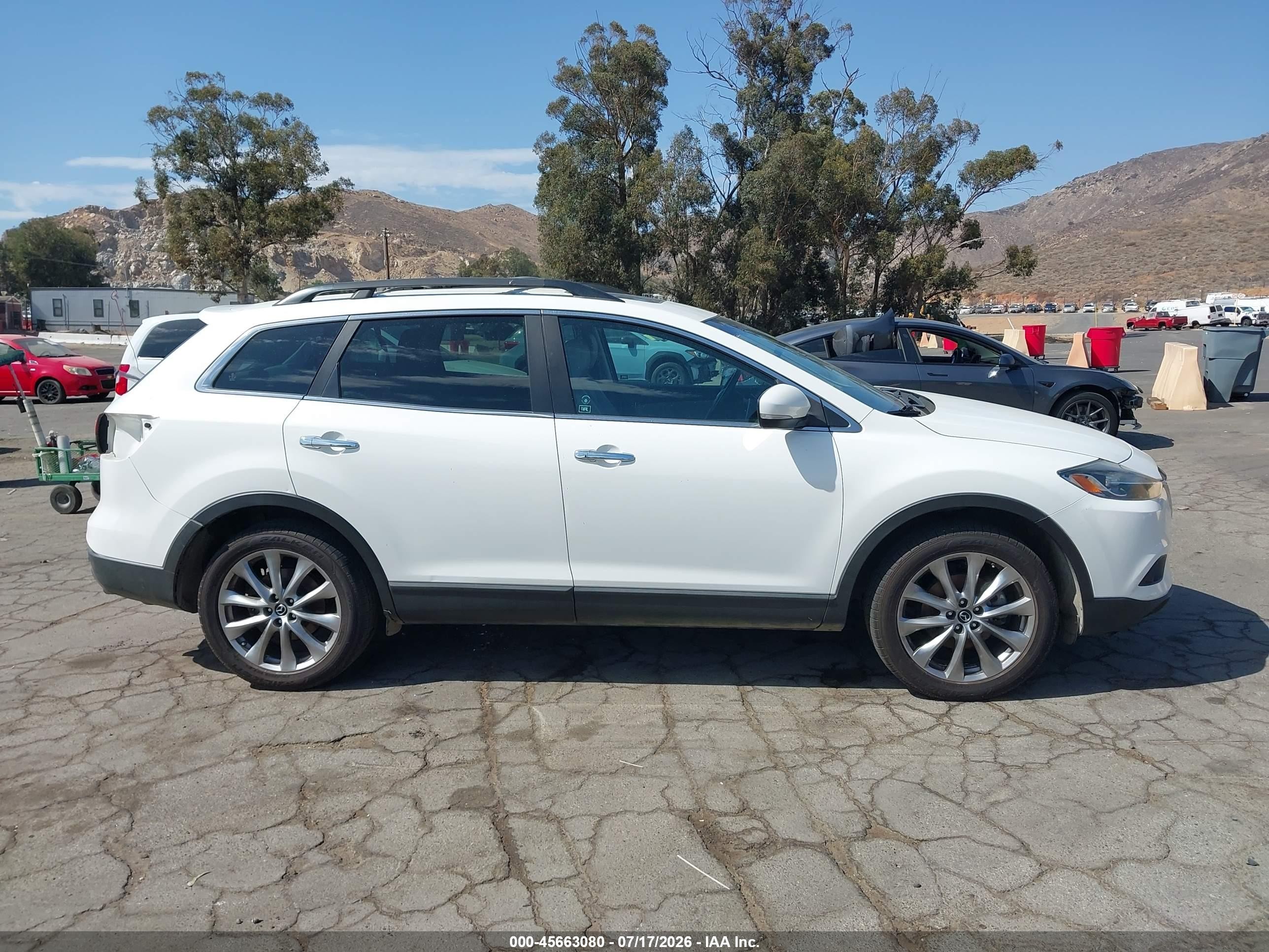 2015 Mazda Cx-9 Grand Touring Белый vin: JM3TB2DV7F0450219