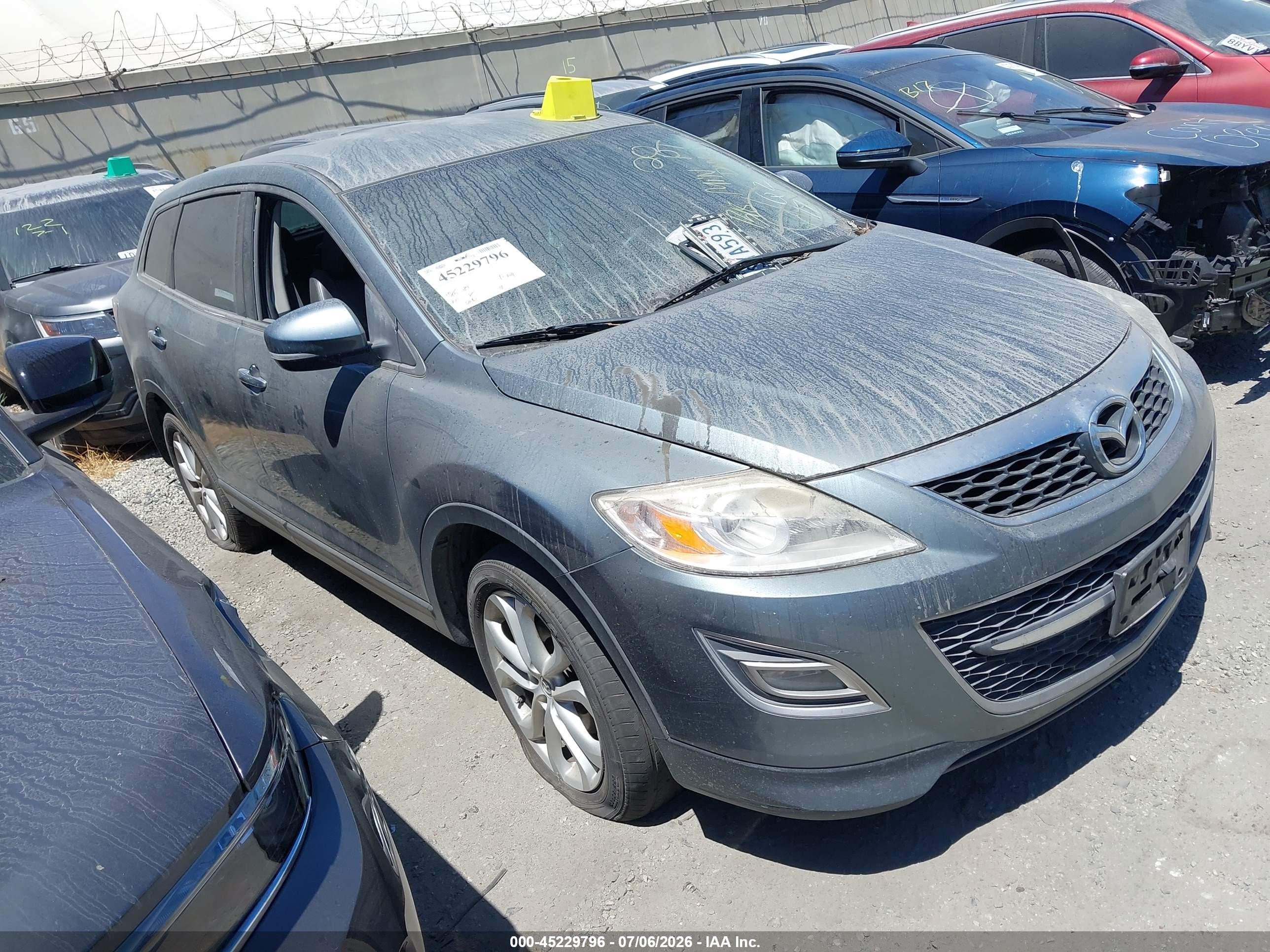 2011 Mazda Cx-9 Grand Touring Teal vin: JM3TB2DV8B0329239