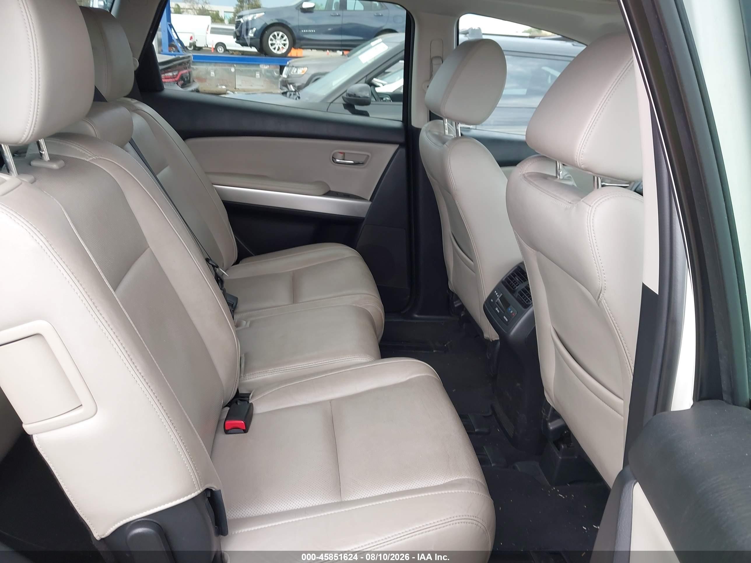 2015 Mazda Cx-9 Grand Touring White vin: JM3TB2DV8F0464694