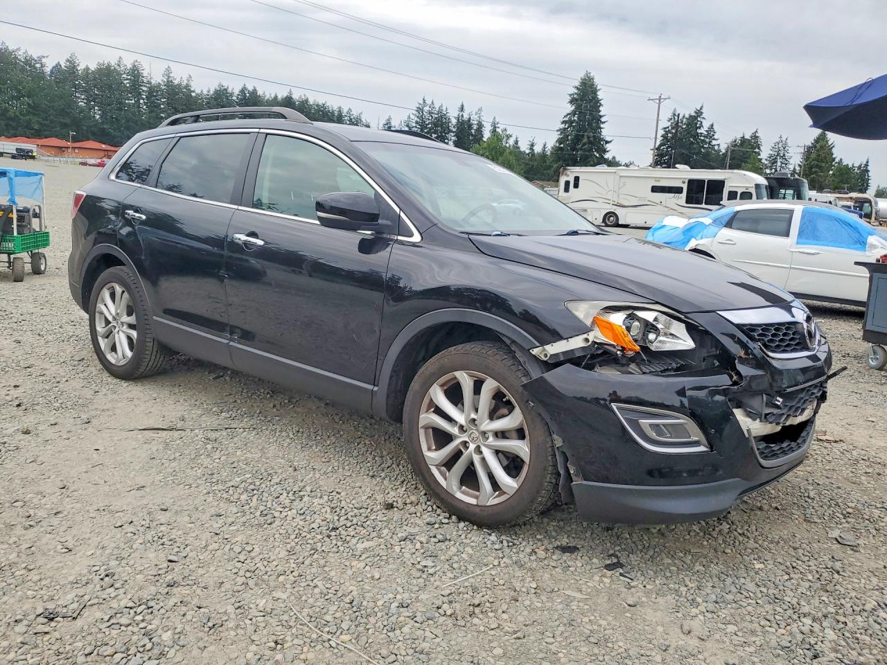 2011 Mazda Cx-9 Black vin: JM3TB2DVXB0316833