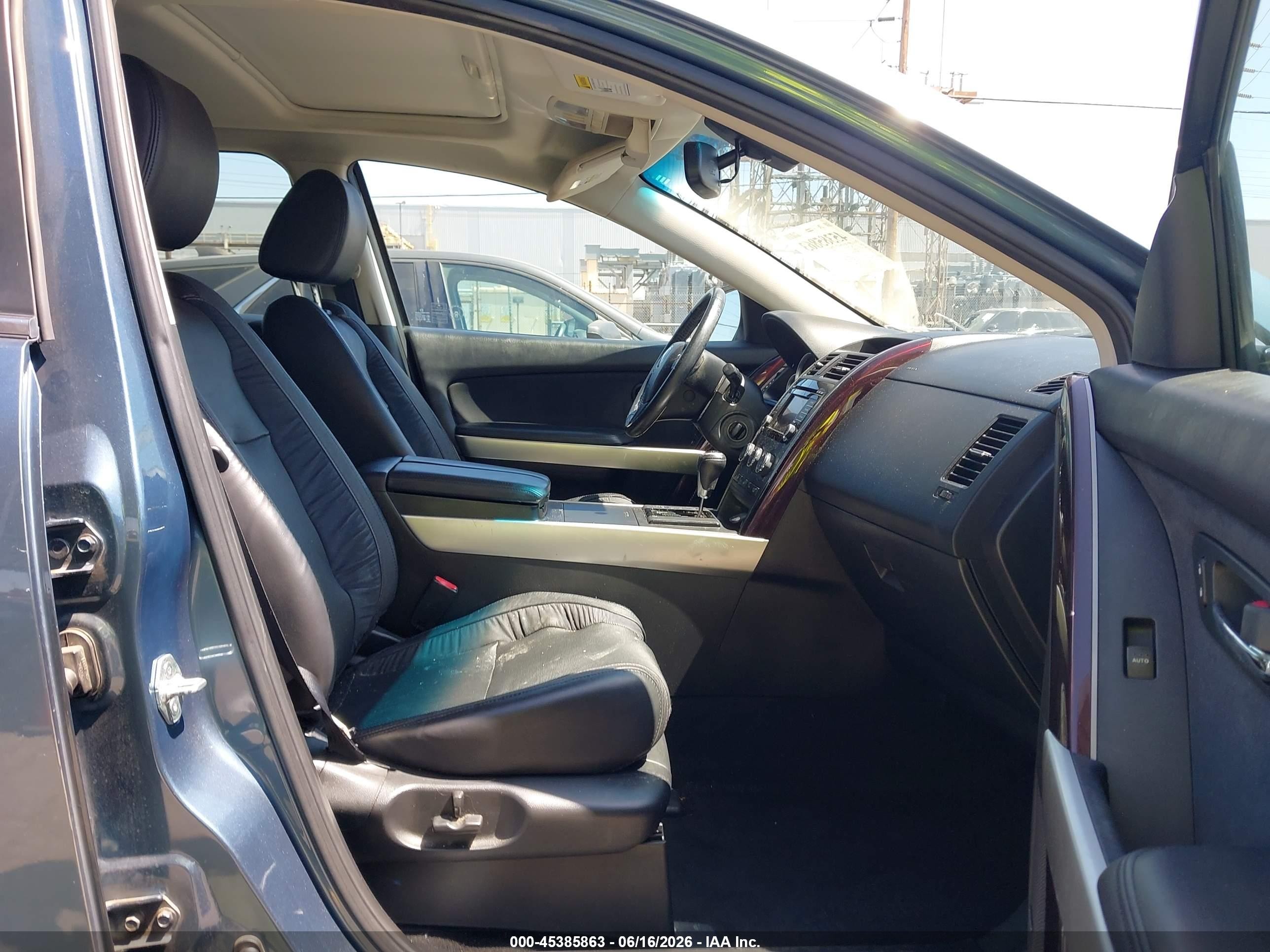 2014 Mazda Cx-9 Grand Touring Blue vin: JM3TB2DVXE0442971
