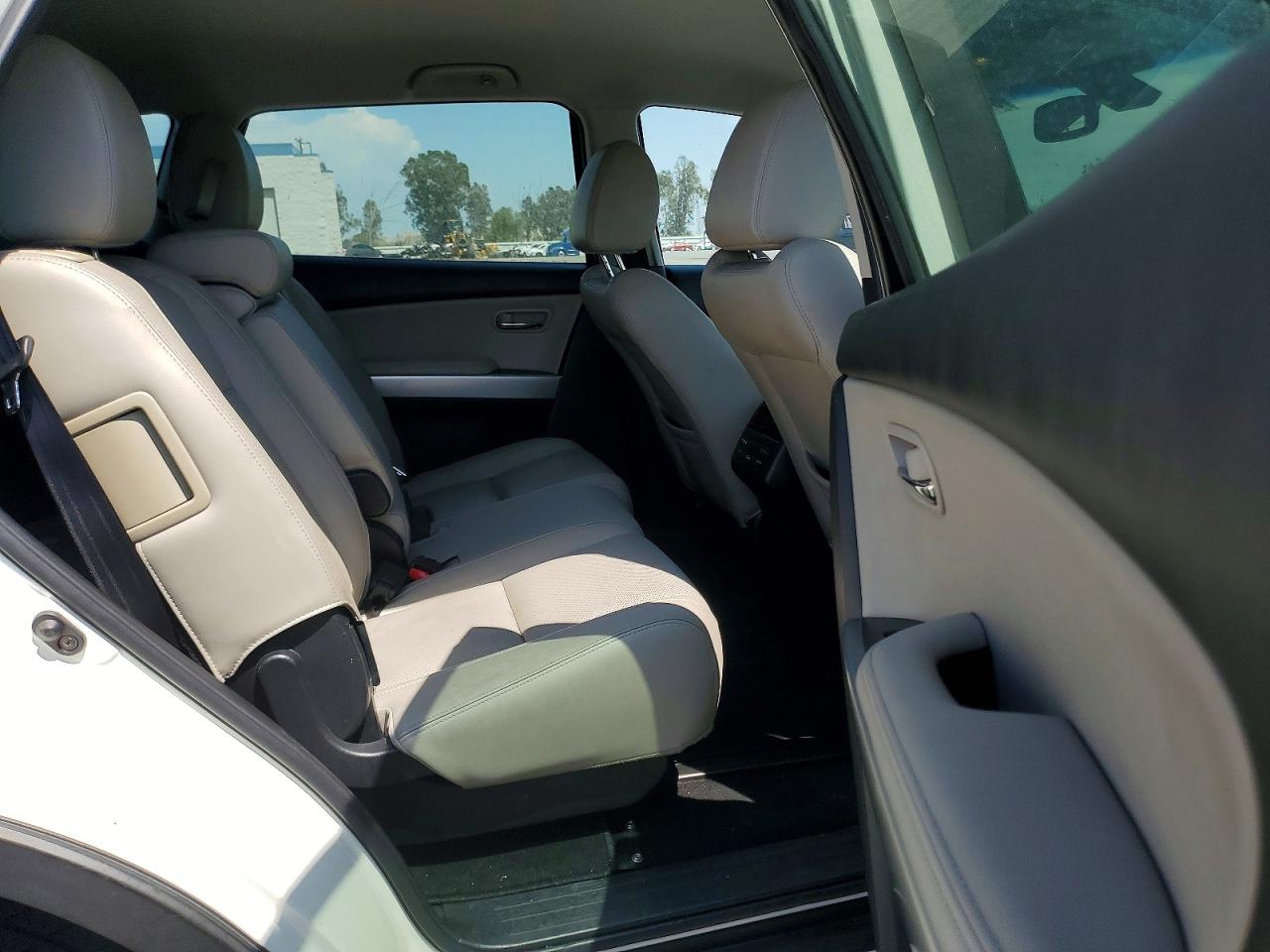 2015 Mazda Cx-9 Grand Touring White vin: JM3TB2DVXF0452143