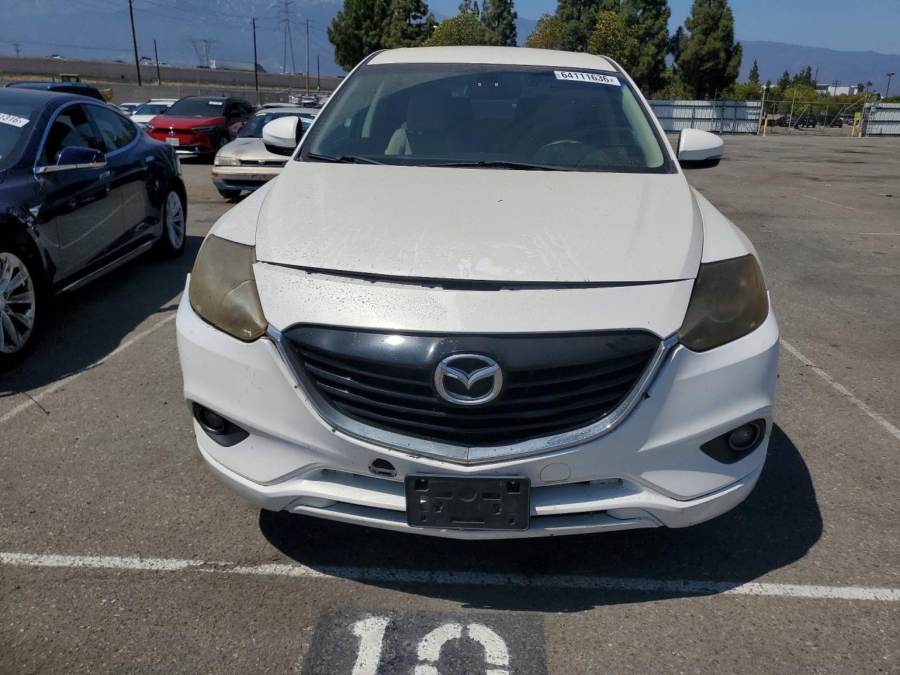 2015 Mazda Cx-9 Grand Touring White vin: JM3TB2DVXF0452143
