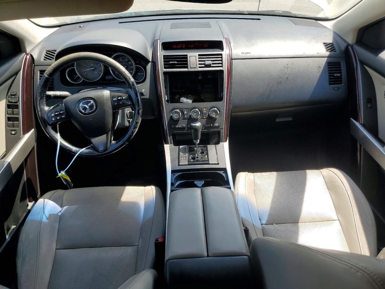 2015 Mazda Cx-9 Grand Touring White vin: JM3TB2DVXF0452143