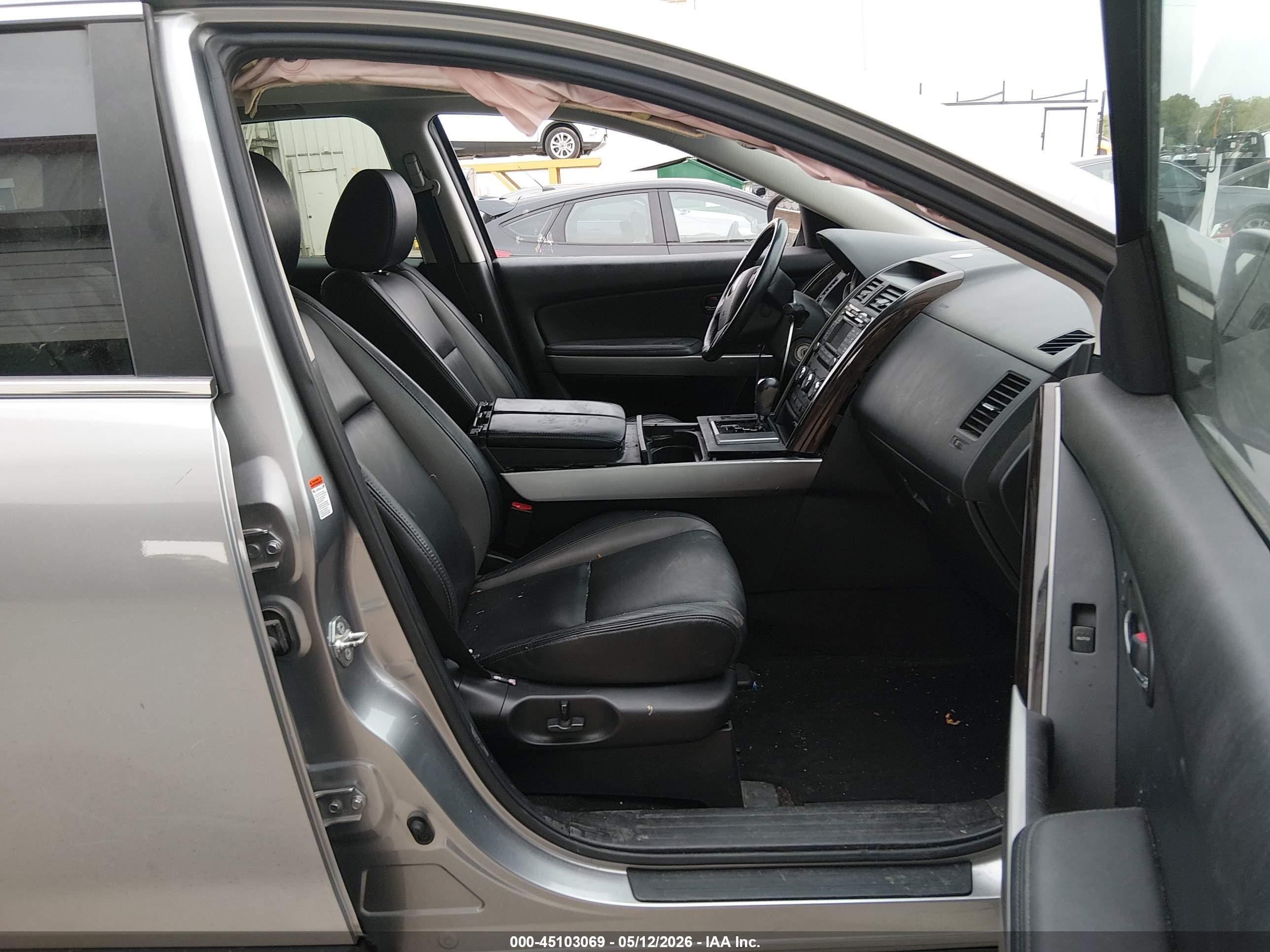 2010 Mazda Cx-9 Grand Touring Silver vin: JM3TB2MA0A0213187