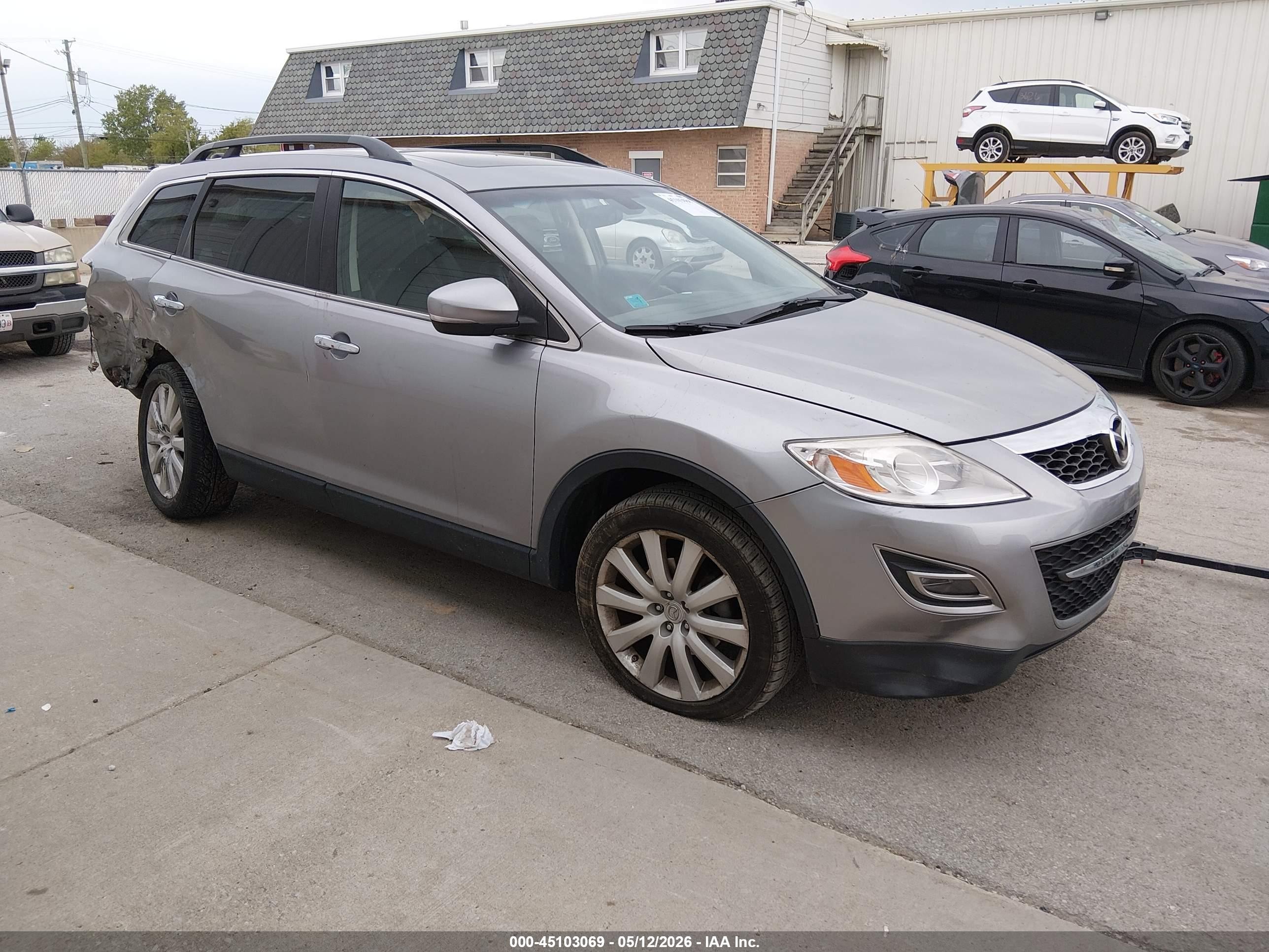 2010 Mazda Cx-9 Grand Touring Silver vin: JM3TB2MA0A0213187