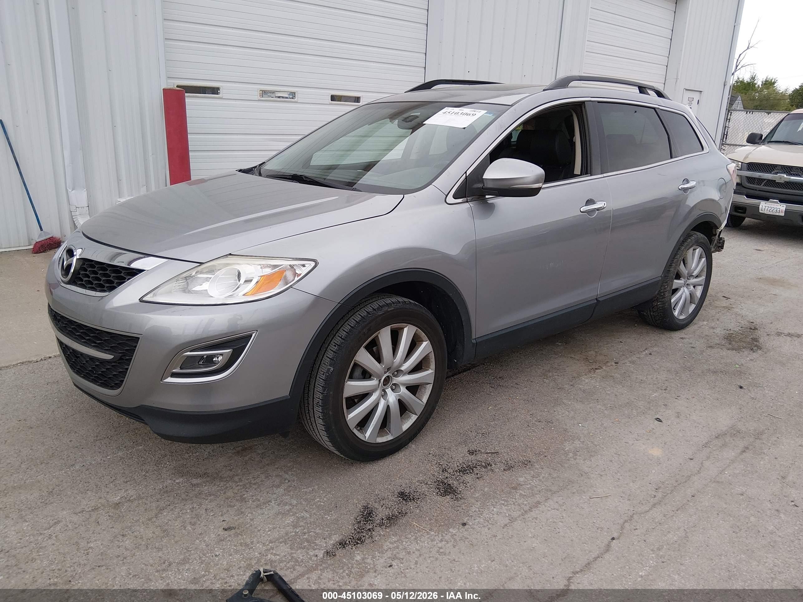 2010 Mazda Cx-9 Grand Touring Silver vin: JM3TB2MA0A0213187
