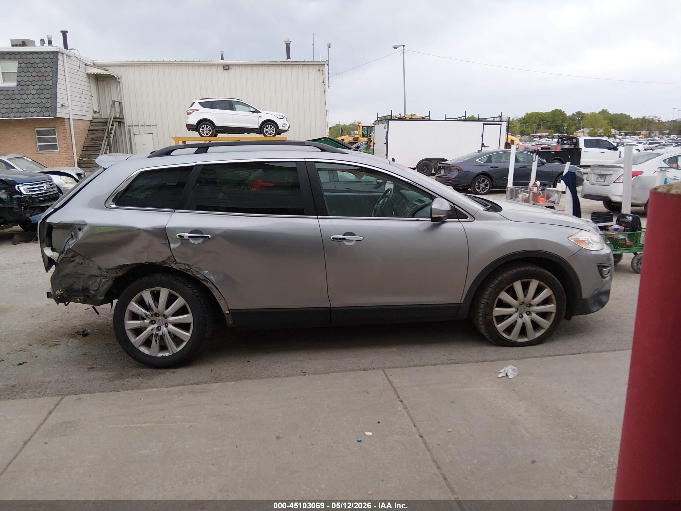 2010 Mazda Cx-9 Grand Touring Silver vin: JM3TB2MA0A0213187