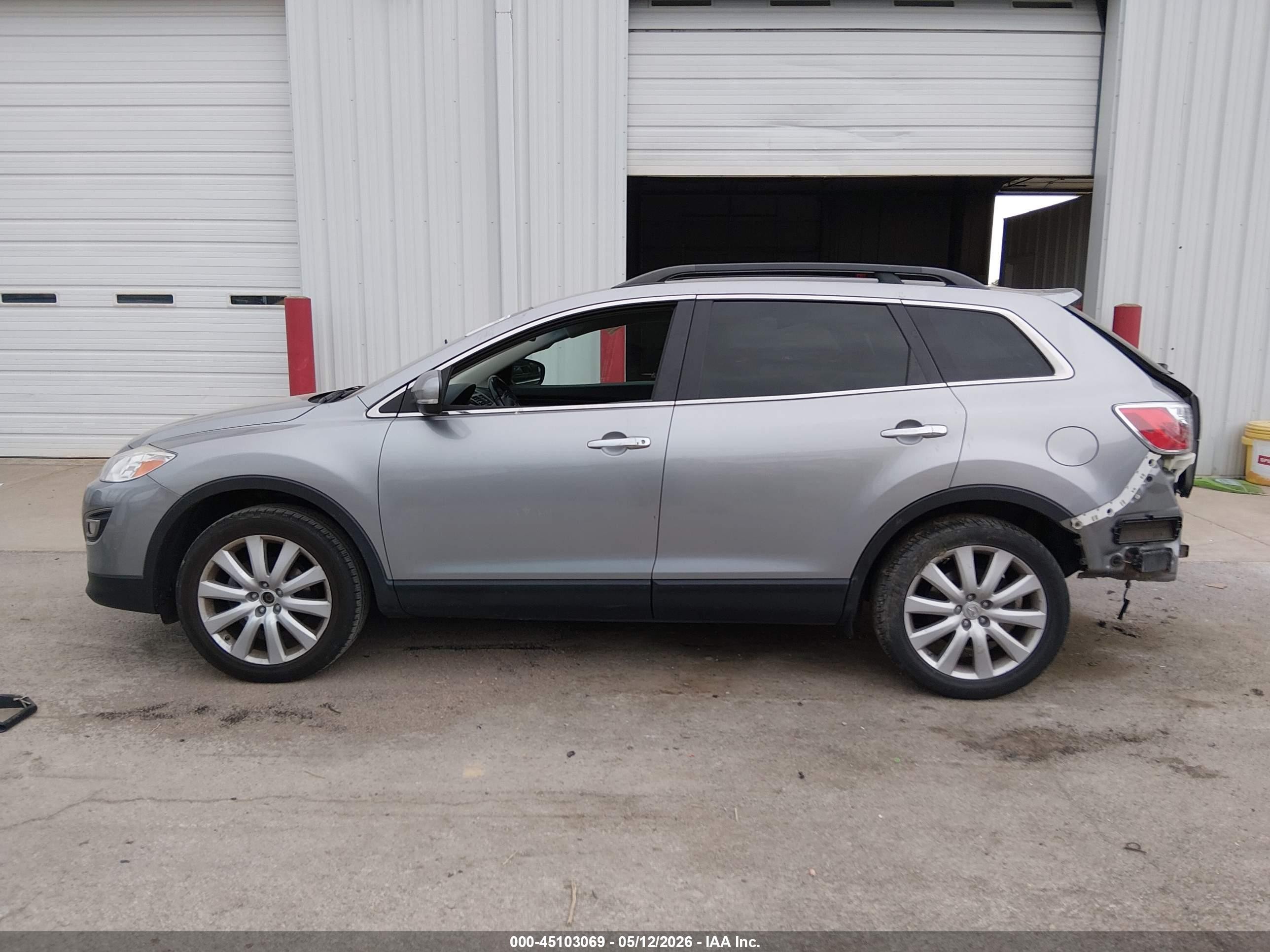 2010 Mazda Cx-9 Grand Touring Silver vin: JM3TB2MA0A0213187