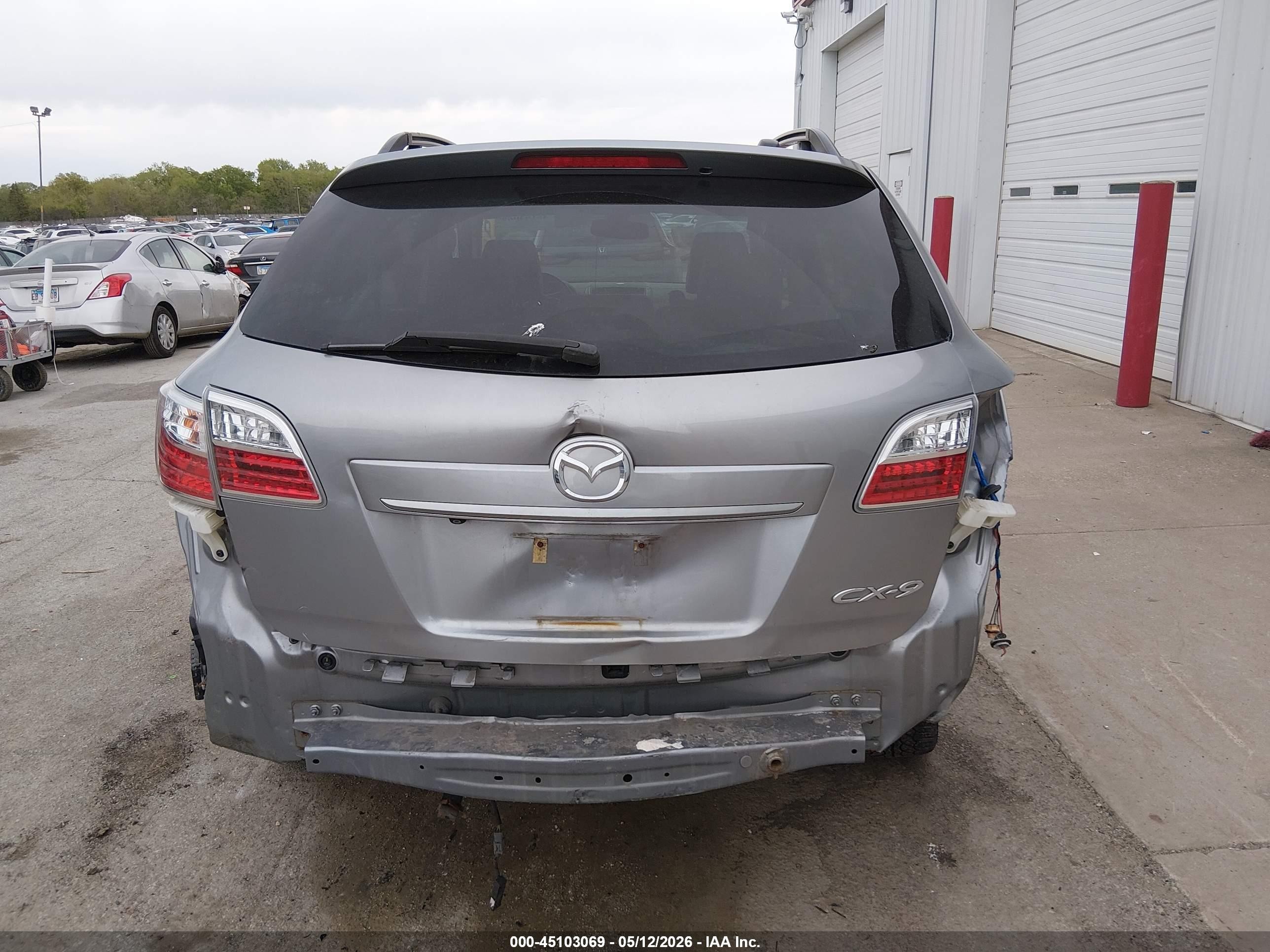 2010 Mazda Cx-9 Grand Touring Silver vin: JM3TB2MA0A0213187