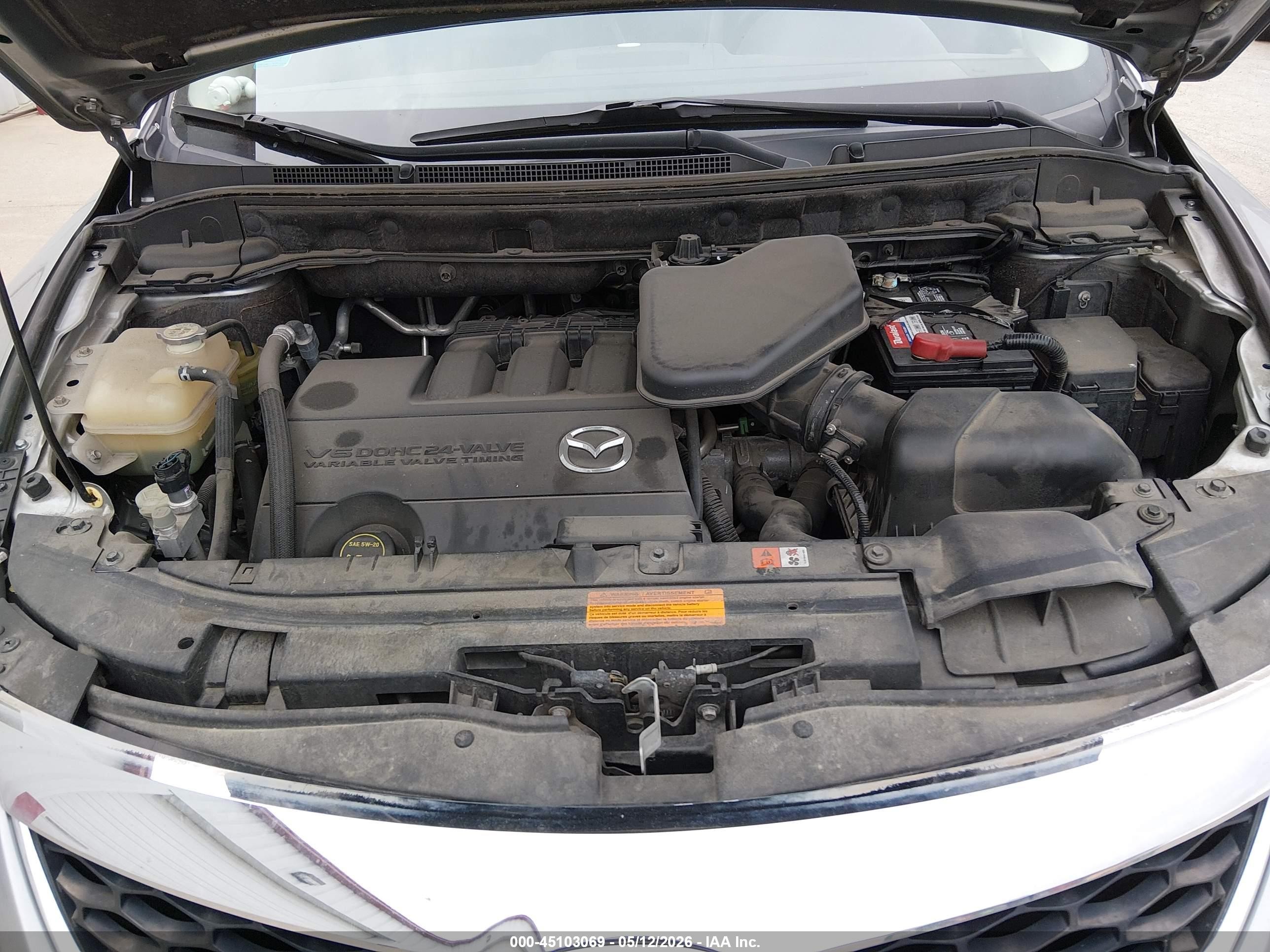 2010 Mazda Cx-9 Grand Touring Silver vin: JM3TB2MA0A0213187