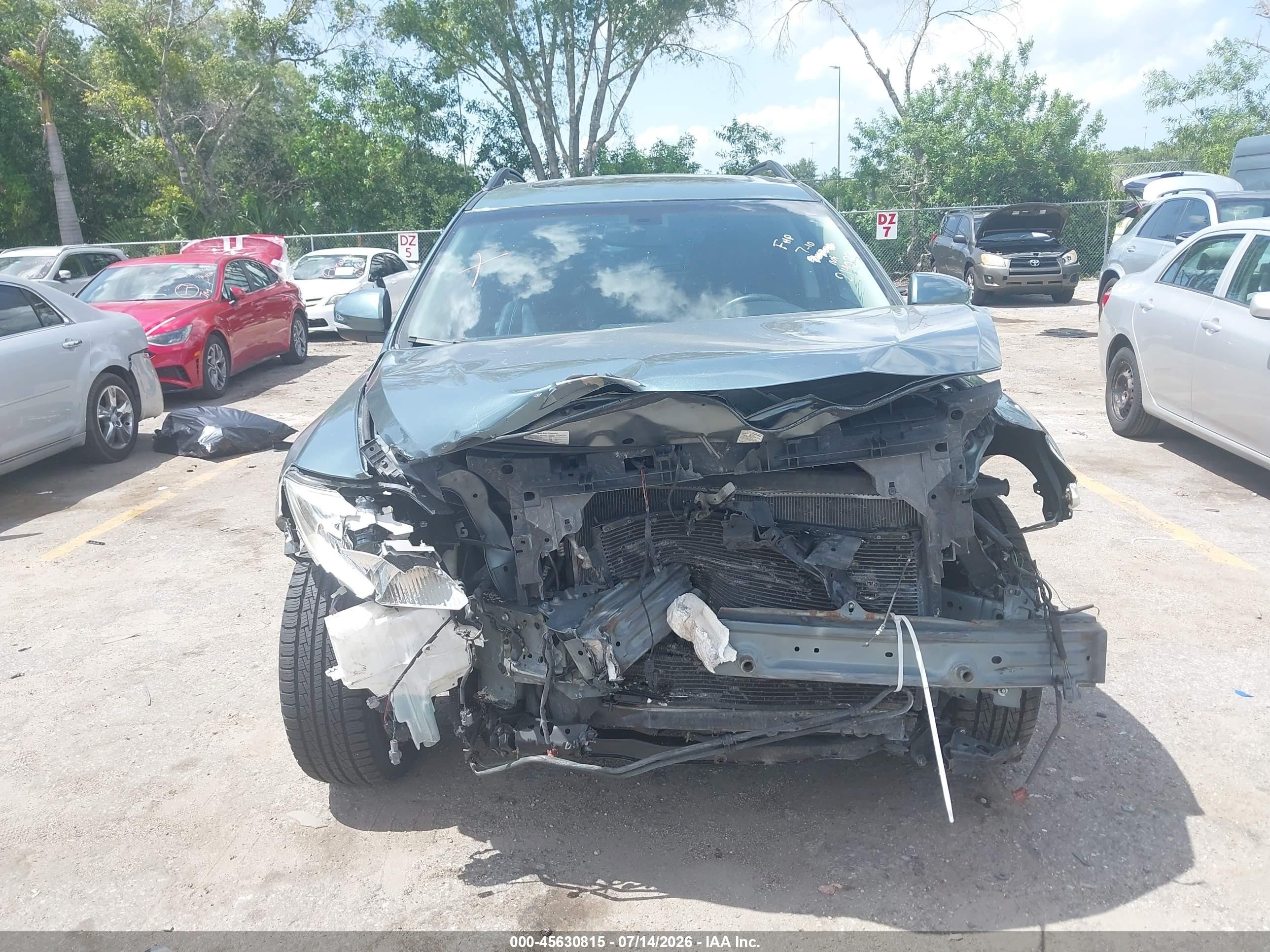 2010 Mazda Cx-9 Grand Touring Blue vin: JM3TB2MA0A0214033