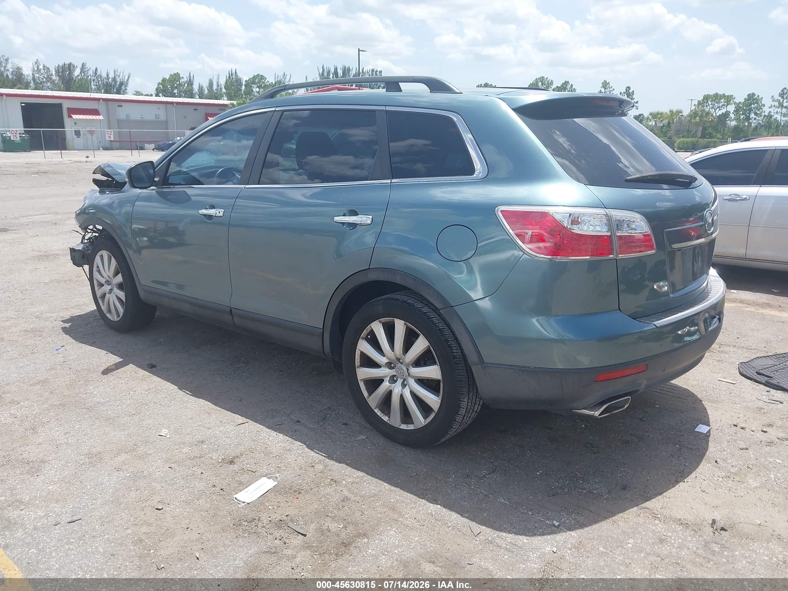 2010 Mazda Cx-9 Grand Touring Blue vin: JM3TB2MA0A0214033