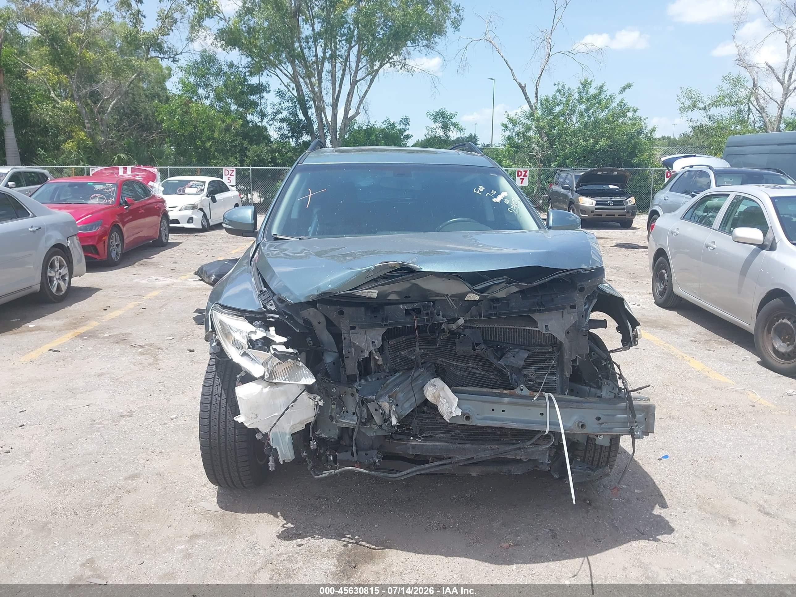 2010 Mazda Cx-9 Grand Touring Blue vin: JM3TB2MA0A0214033