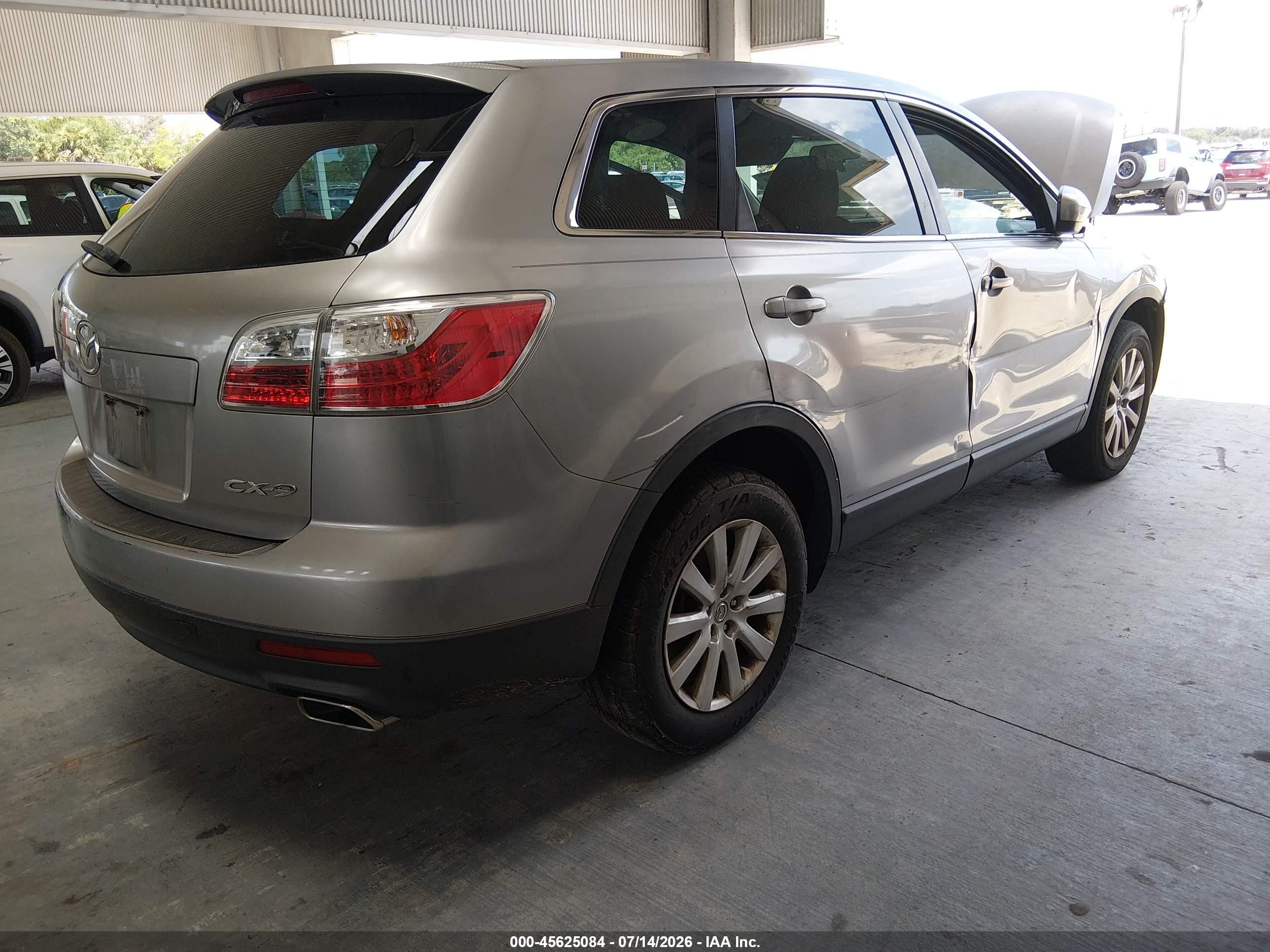 2010 Mazda Cx-9 Sport Серый vin: JM3TB2MA0A0232418