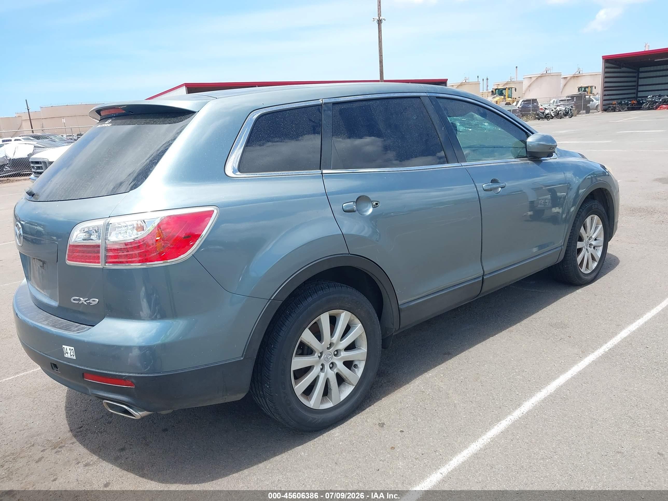2010 Mazda Cx-9 Sport Blue vin: JM3TB2MA1A0217961