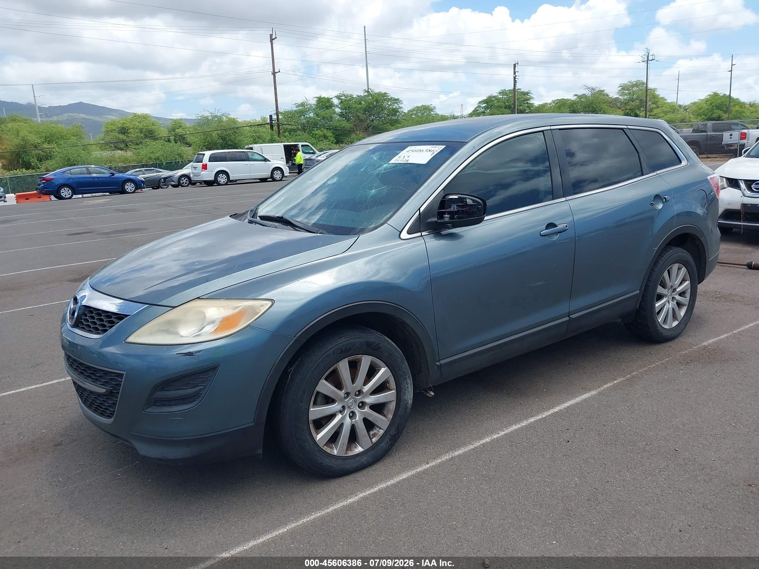 2010 Mazda Cx-9 Sport Blue vin: JM3TB2MA1A0217961