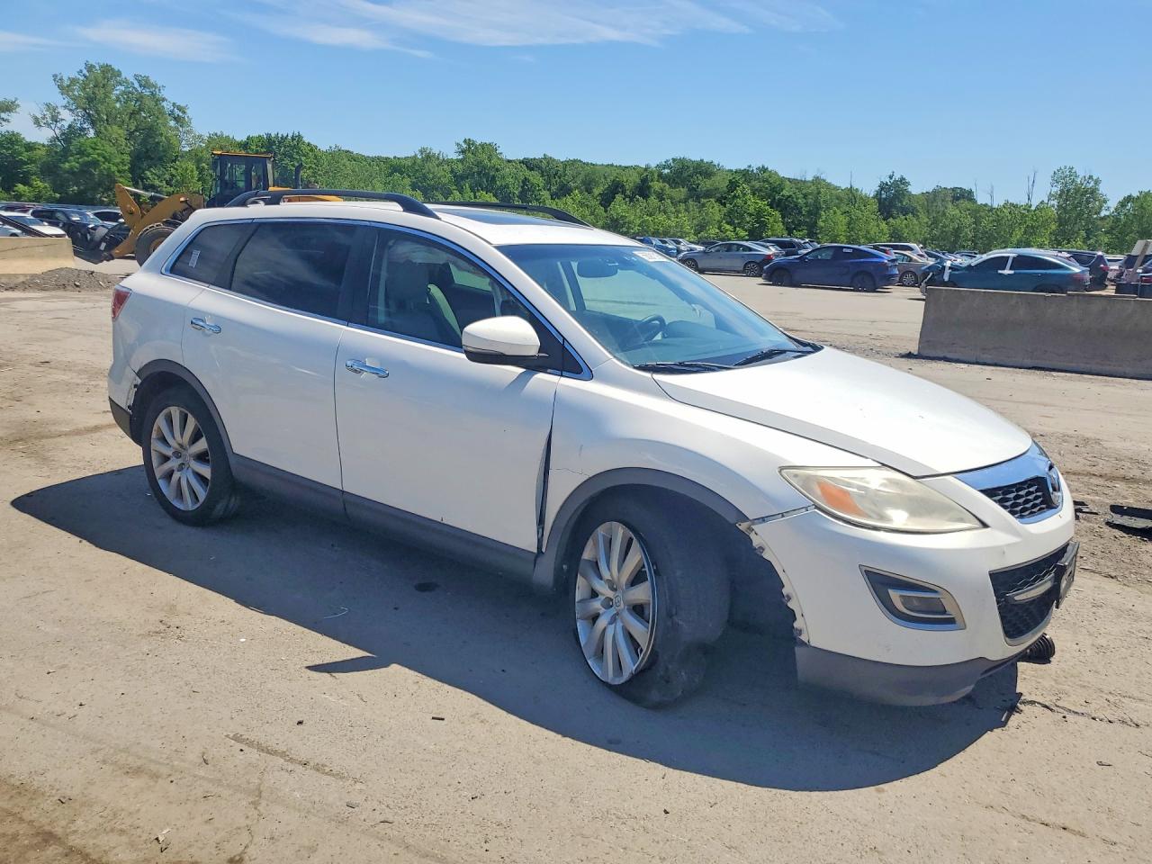 2010 Mazda Cx-9 White vin: JM3TB2MA3A0237631