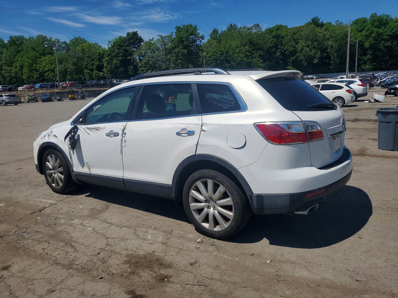 2010 Mazda Cx-9 White vin: JM3TB2MA3A0237631