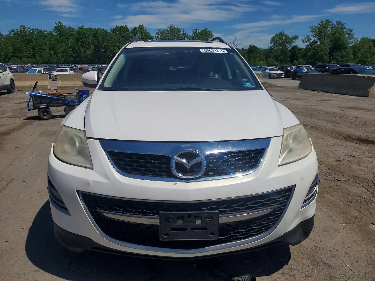2010 Mazda Cx-9 White vin: JM3TB2MA3A0237631