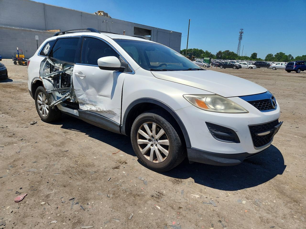 2010 Mazda Cx-9 White vin: JM3TB2MA4A0207683