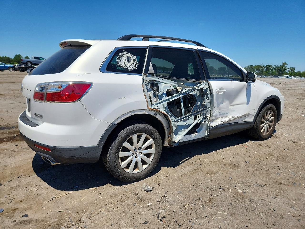 2010 Mazda Cx-9 White vin: JM3TB2MA4A0207683