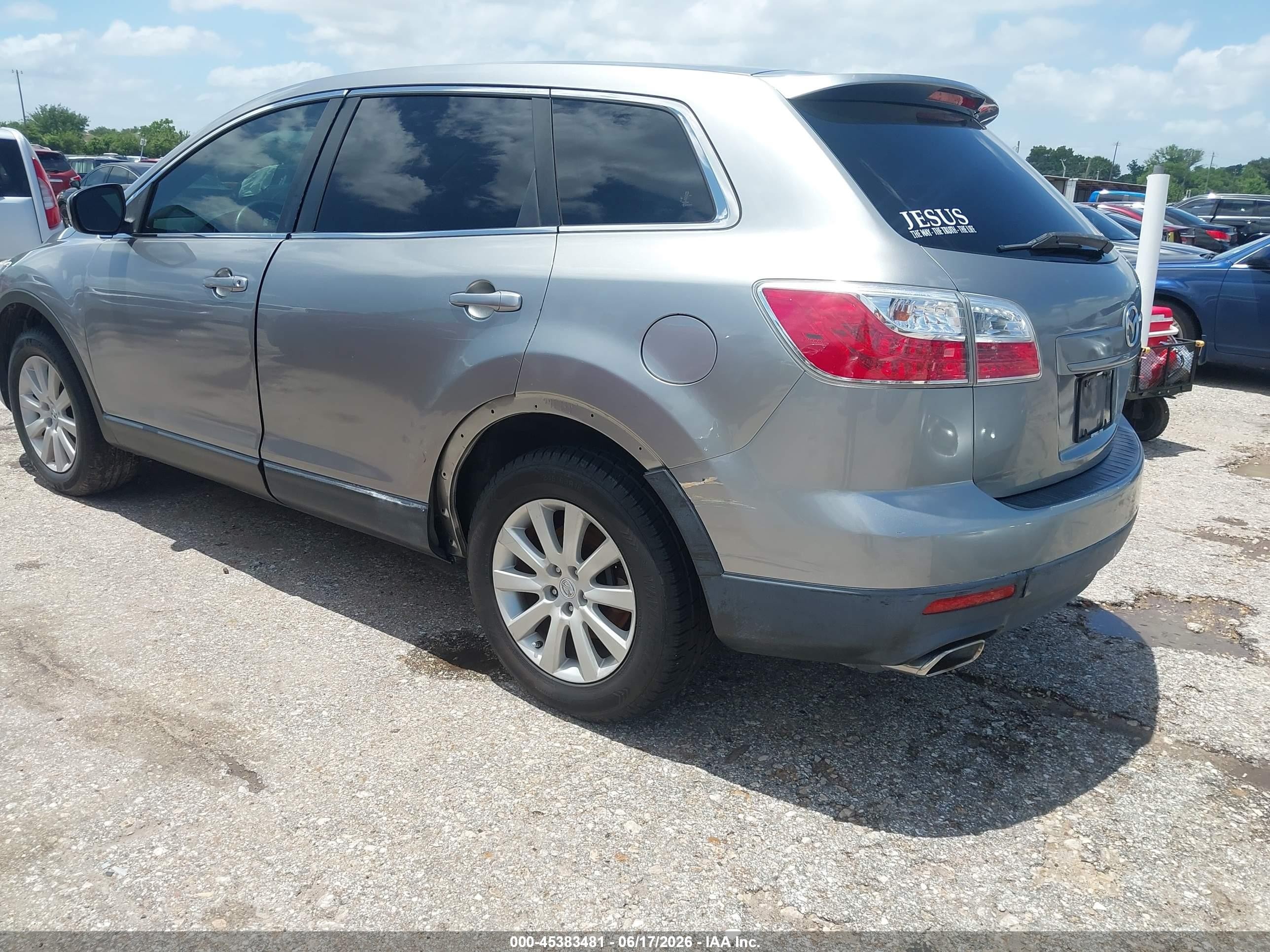 2010 Mazda Cx-9 Touring Silver vin: JM3TB2MA4A0232101