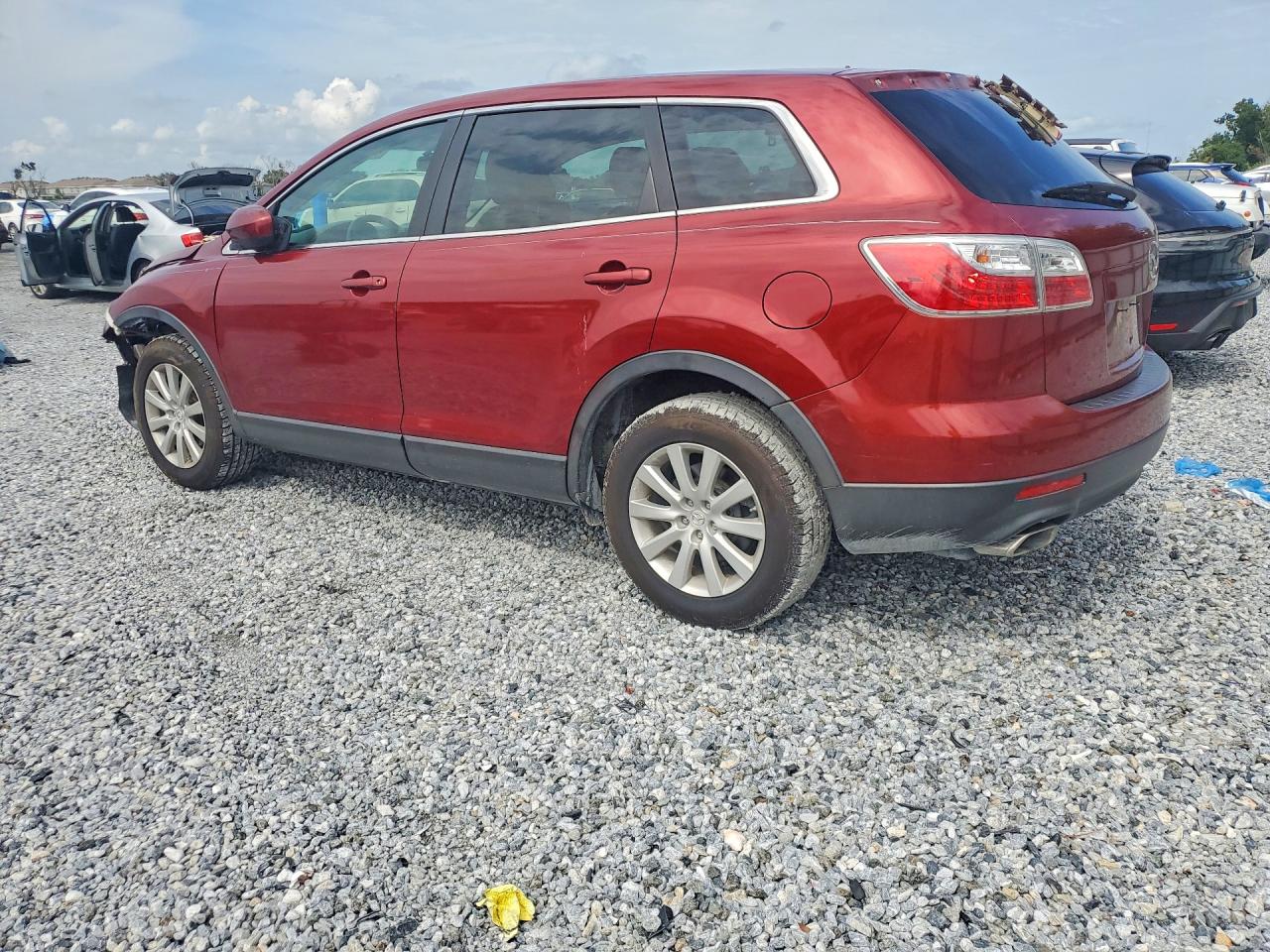 2010 Mazda Cx-9 Burgundy vin: JM3TB2MA5A0200323