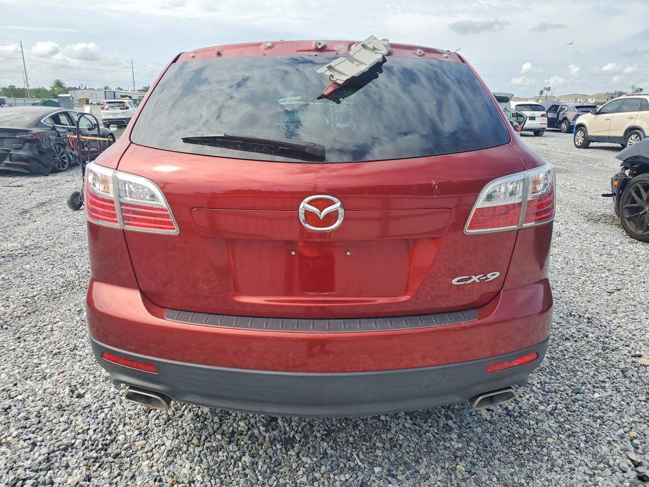 2010 Mazda Cx-9 Burgundy vin: JM3TB2MA5A0200323