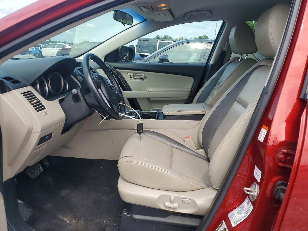 2010 Mazda Cx-9 Burgundy vin: JM3TB2MA5A0200323