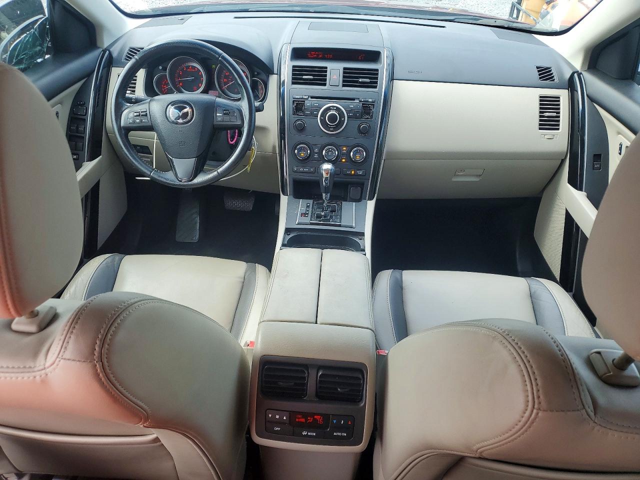 2010 Mazda Cx-9 Burgundy vin: JM3TB2MA5A0200323