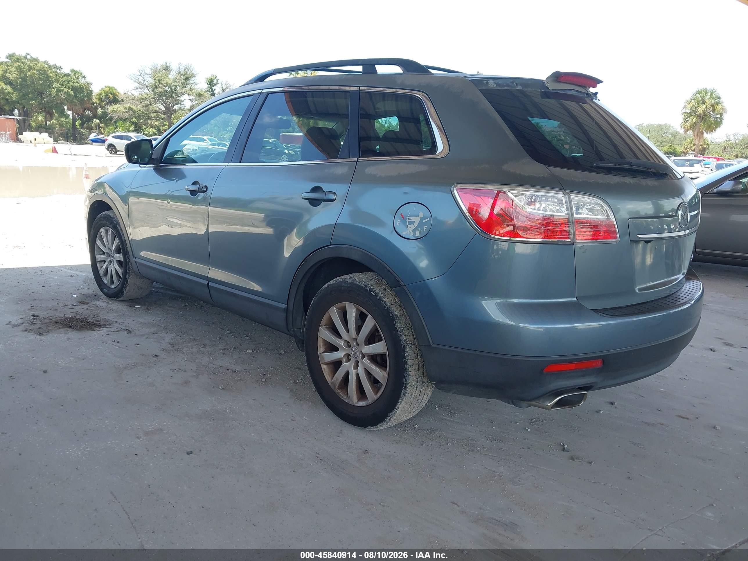 2010 Mazda Cx-9 Touring Light Blue vin: JM3TB2MA5A0237856