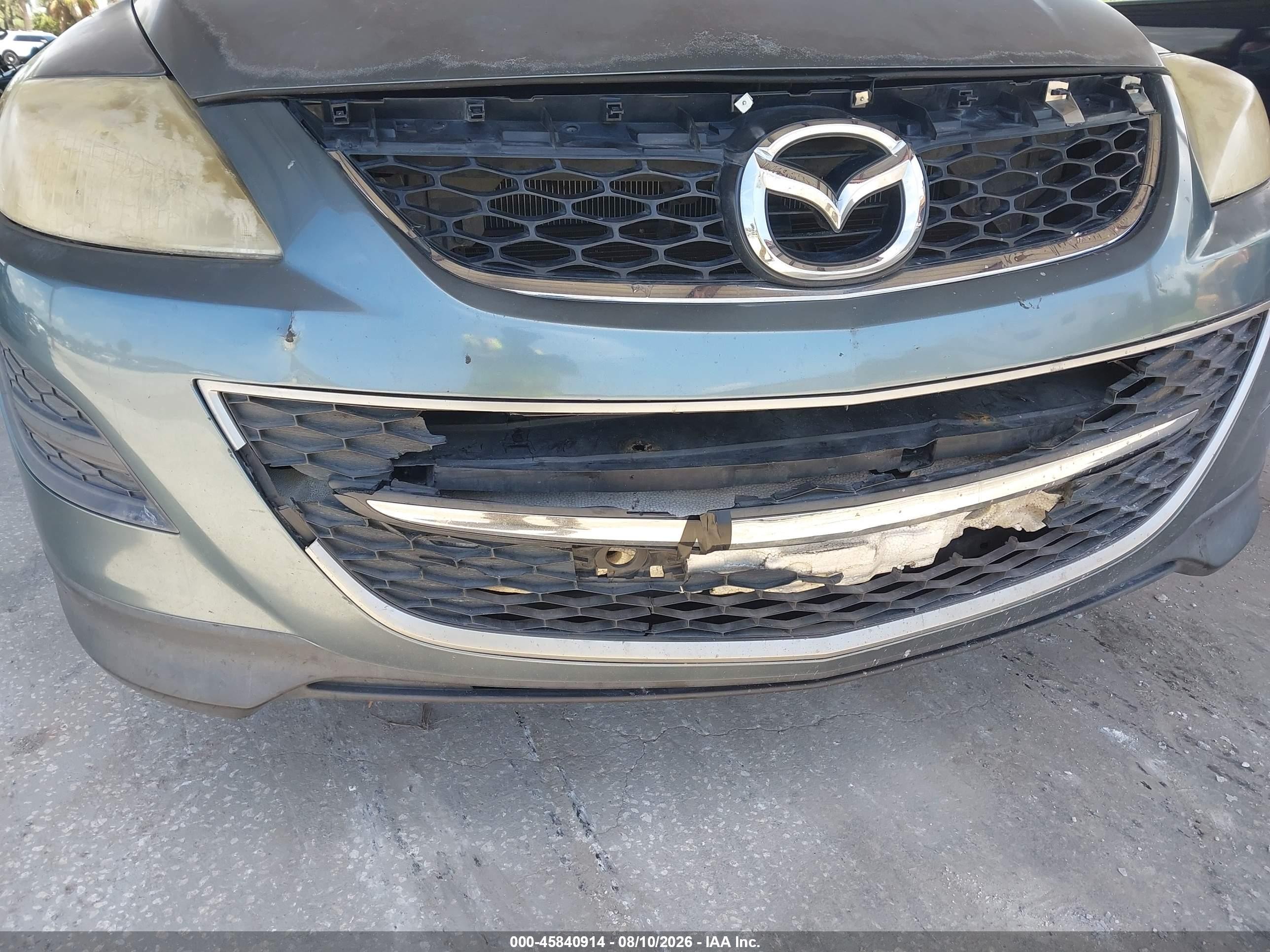 2010 Mazda Cx-9 Touring Light Blue vin: JM3TB2MA5A0237856