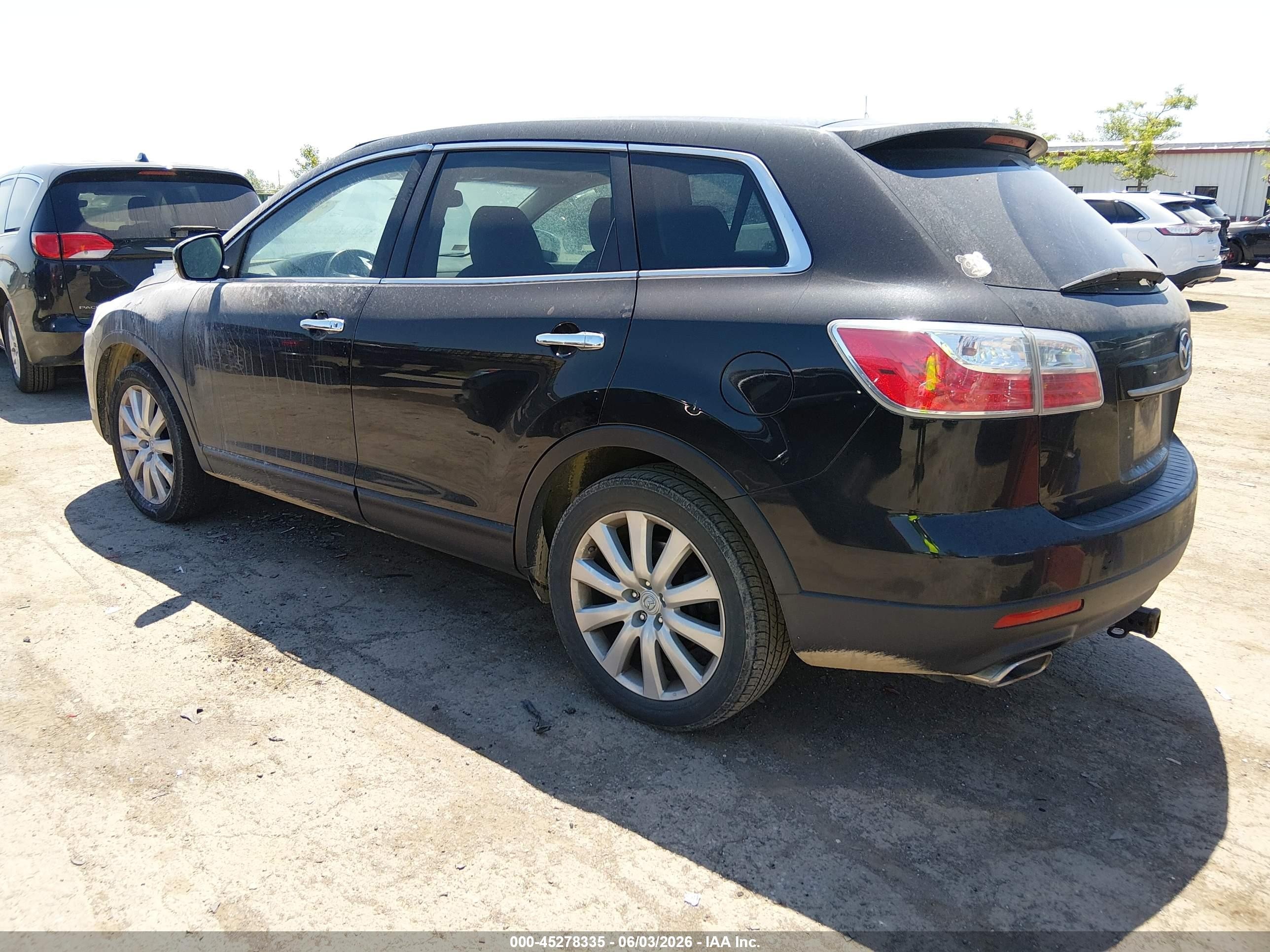 2010 Mazda Cx-9 Grand Touring Black vin: JM3TB2MA6A0217292