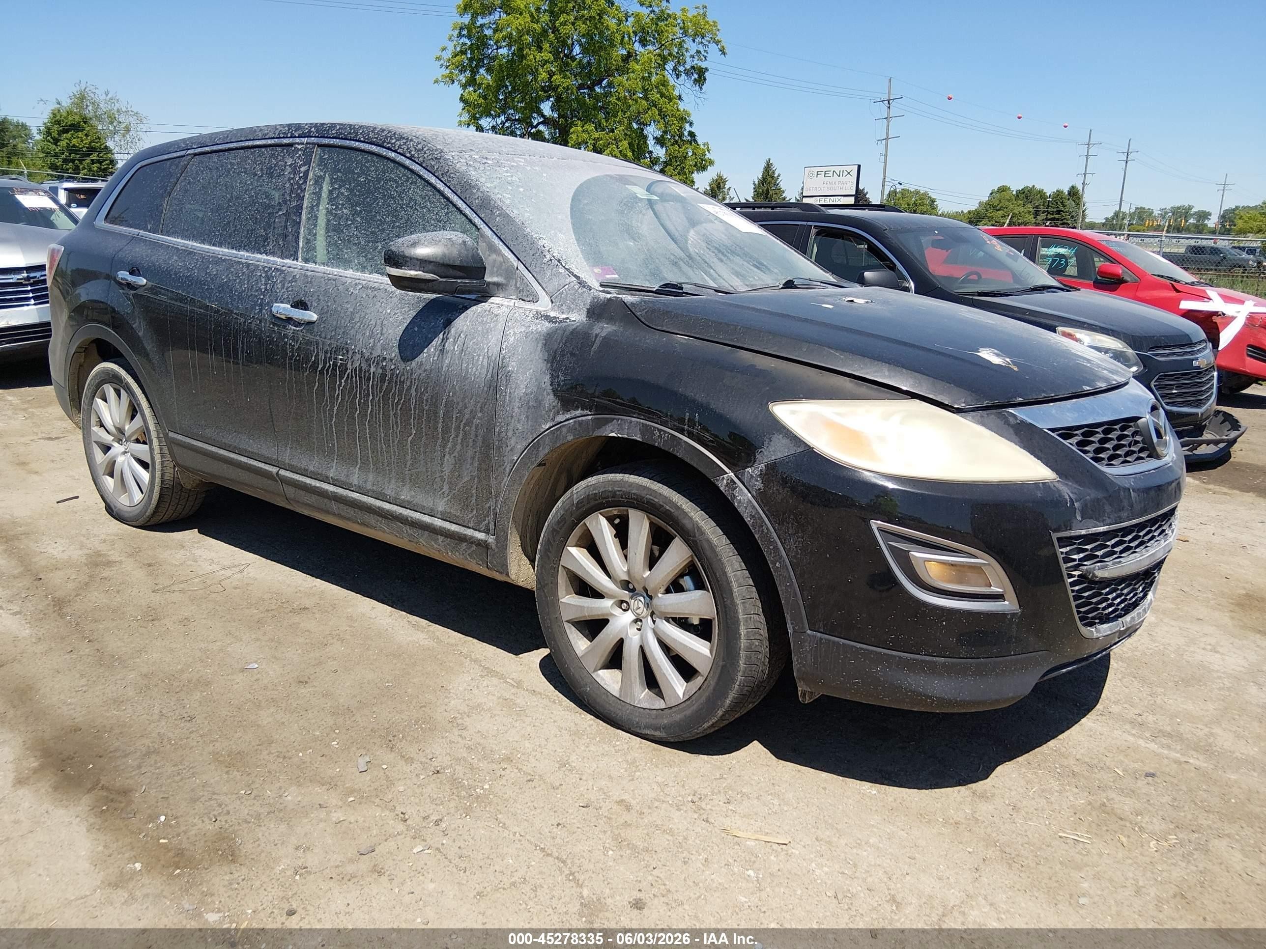 2010 Mazda Cx-9 Grand Touring Black vin: JM3TB2MA6A0217292