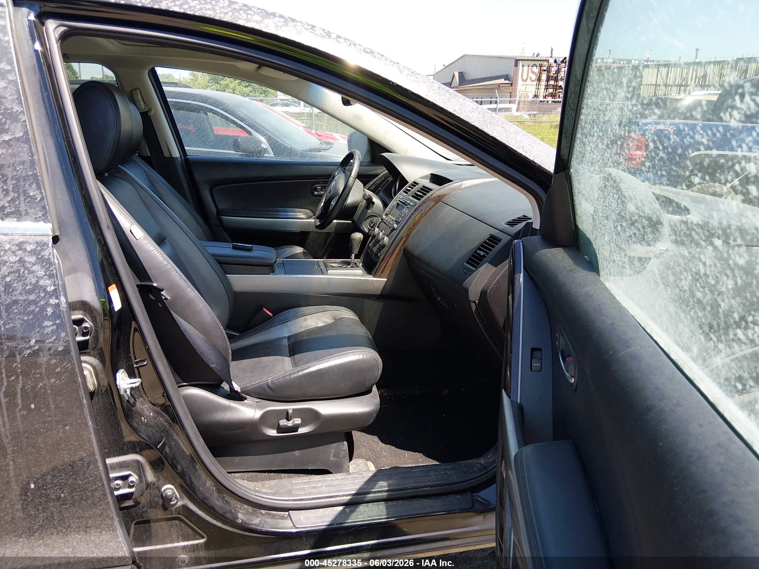 2010 Mazda Cx-9 Grand Touring Black vin: JM3TB2MA6A0217292