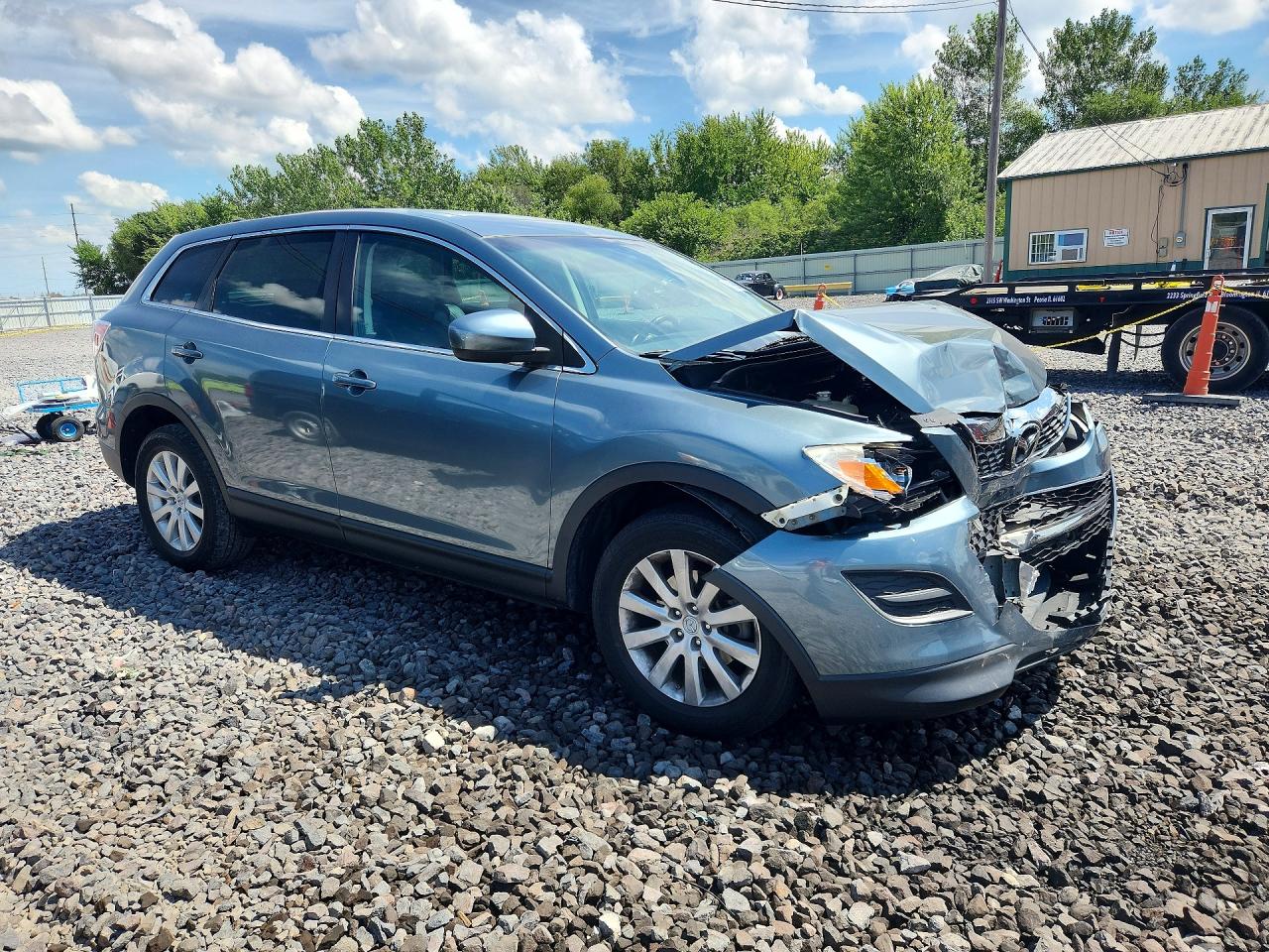 2010 Mazda Cx9 4x2 Grand Tourin Gray vin: JM3TB2MA6A0233007