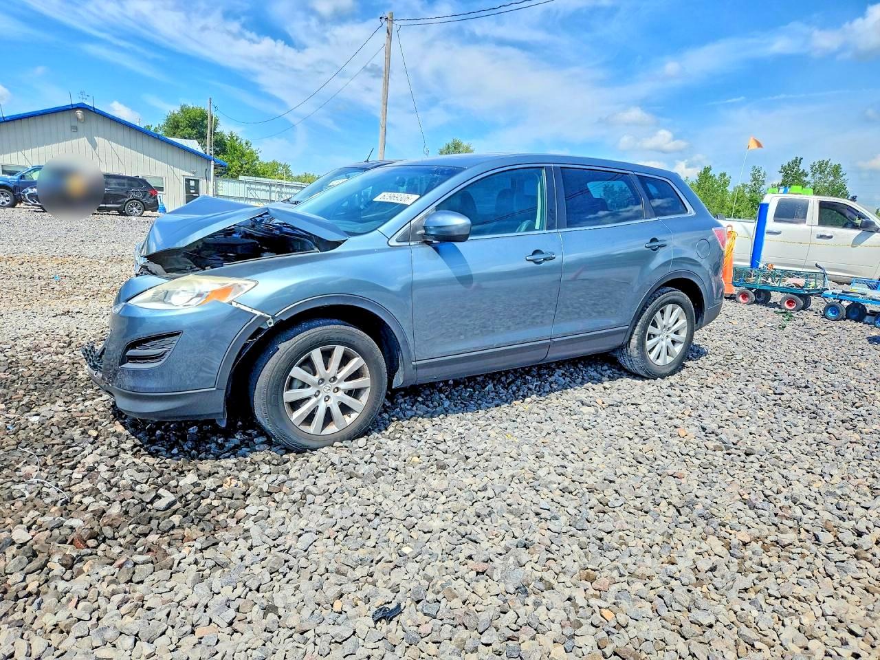 2010 Mazda Cx9 4x2 Grand Tourin Gray vin: JM3TB2MA6A0233007