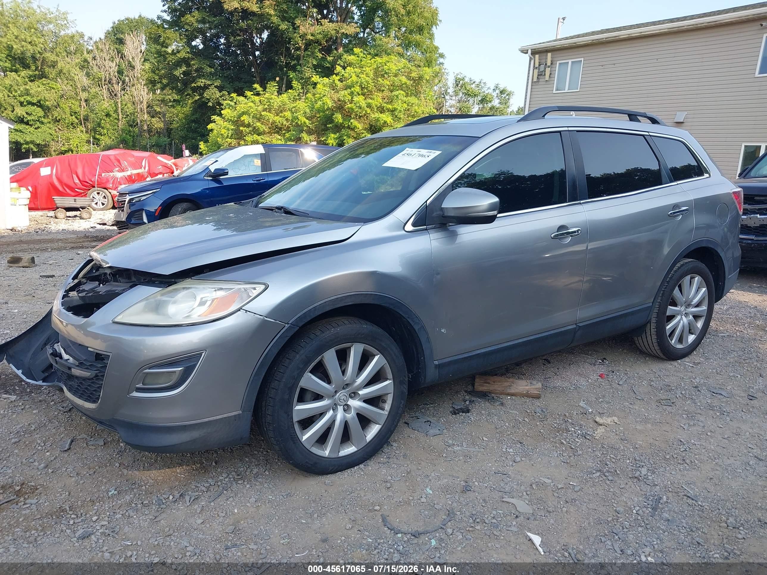 2010 Mazda Cx-9 Grand Touring Серебряный vin: JM3TB2MA7A0210044