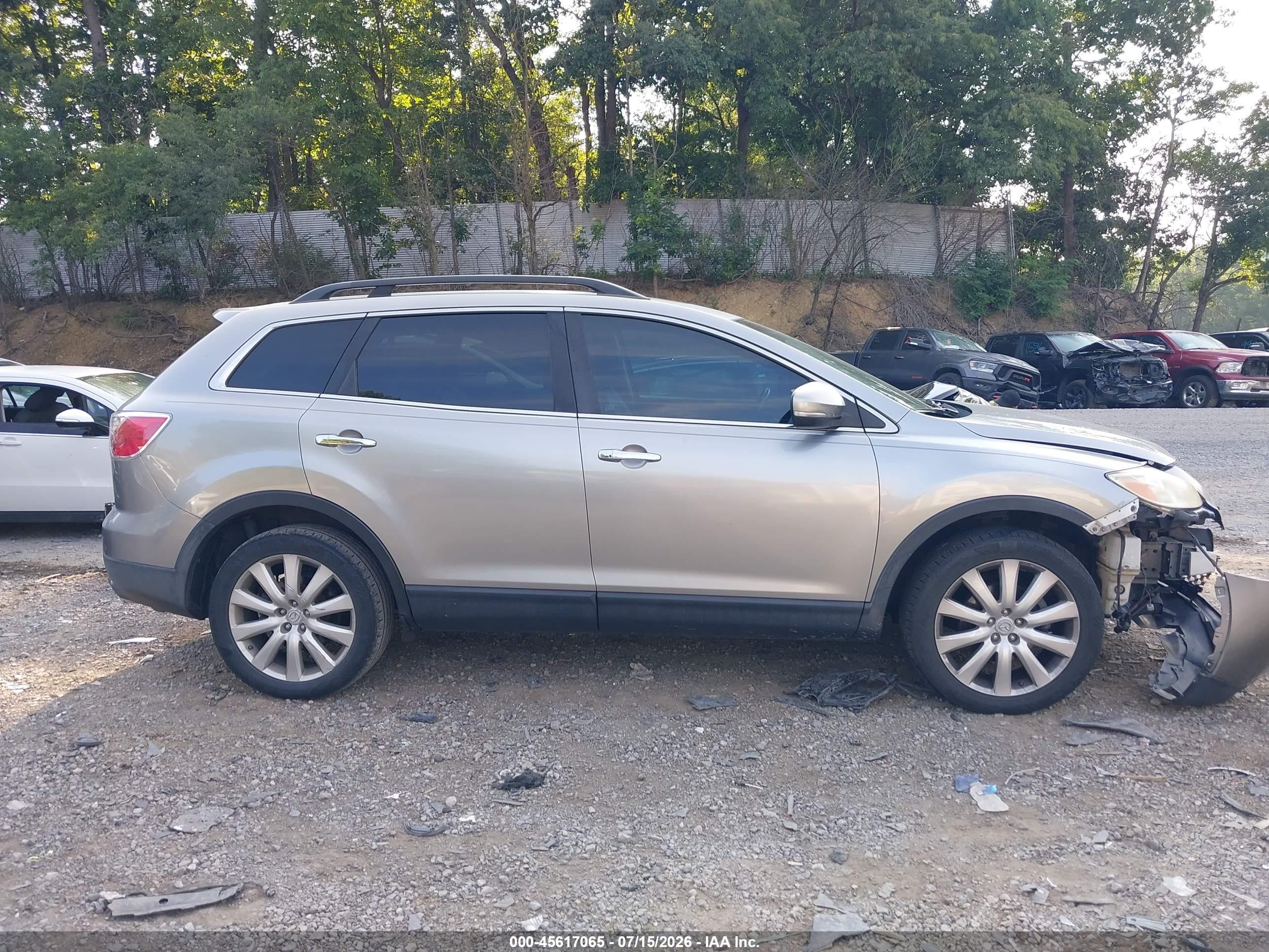 2010 Mazda Cx-9 Grand Touring Серебряный vin: JM3TB2MA7A0210044