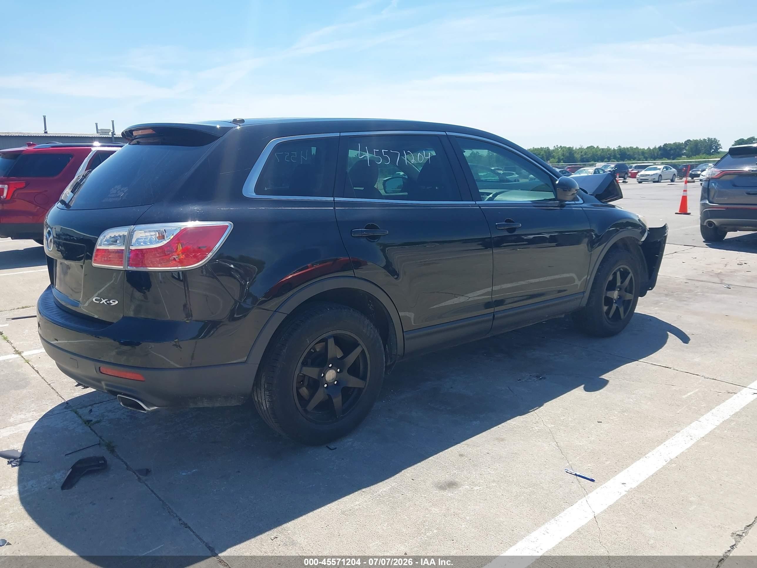 2010 Mazda Cx-9 Touring Black vin: JM3TB2MA7A0217852