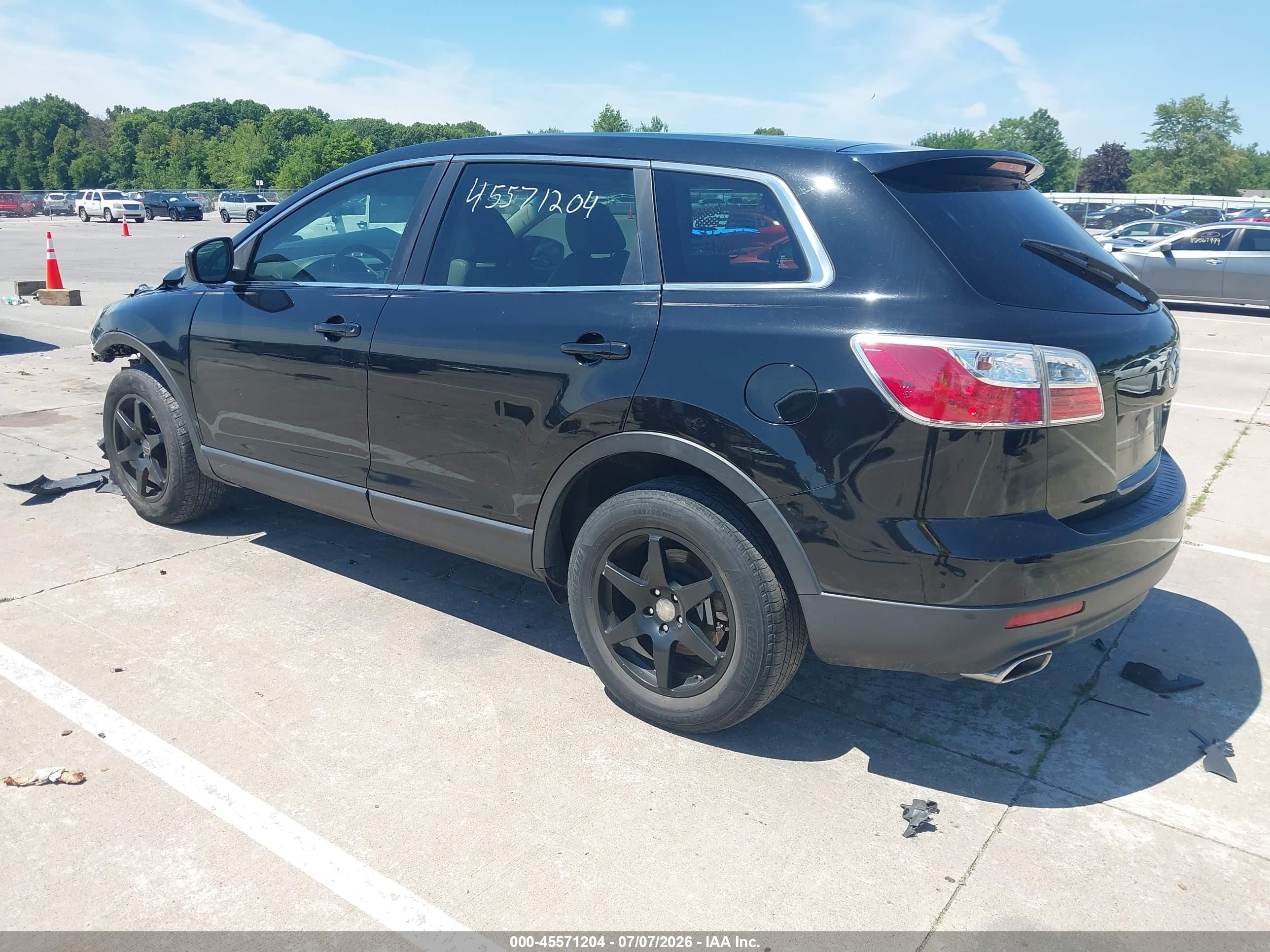 2010 Mazda Cx-9 Touring Black vin: JM3TB2MA7A0217852