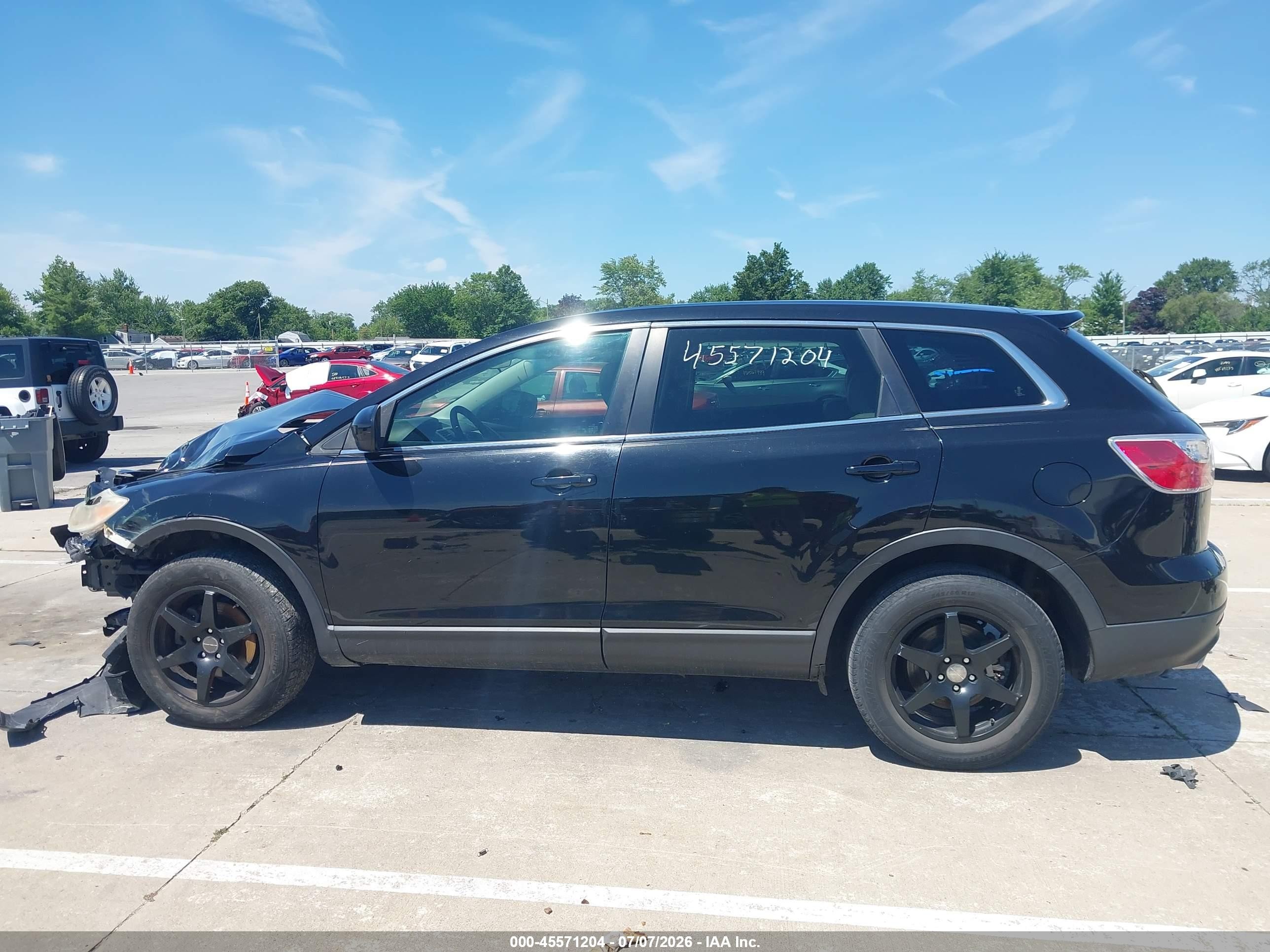 2010 Mazda Cx-9 Touring Black vin: JM3TB2MA7A0217852
