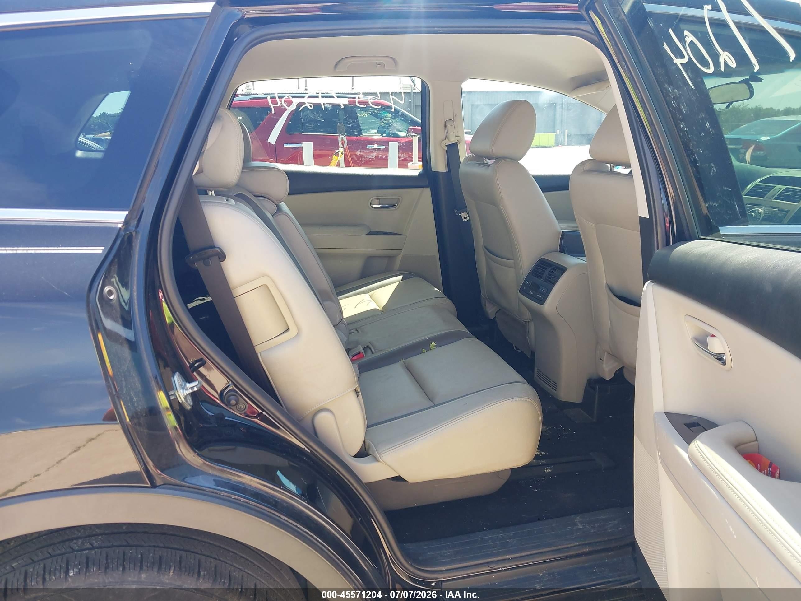 2010 Mazda Cx-9 Touring Black vin: JM3TB2MA7A0217852