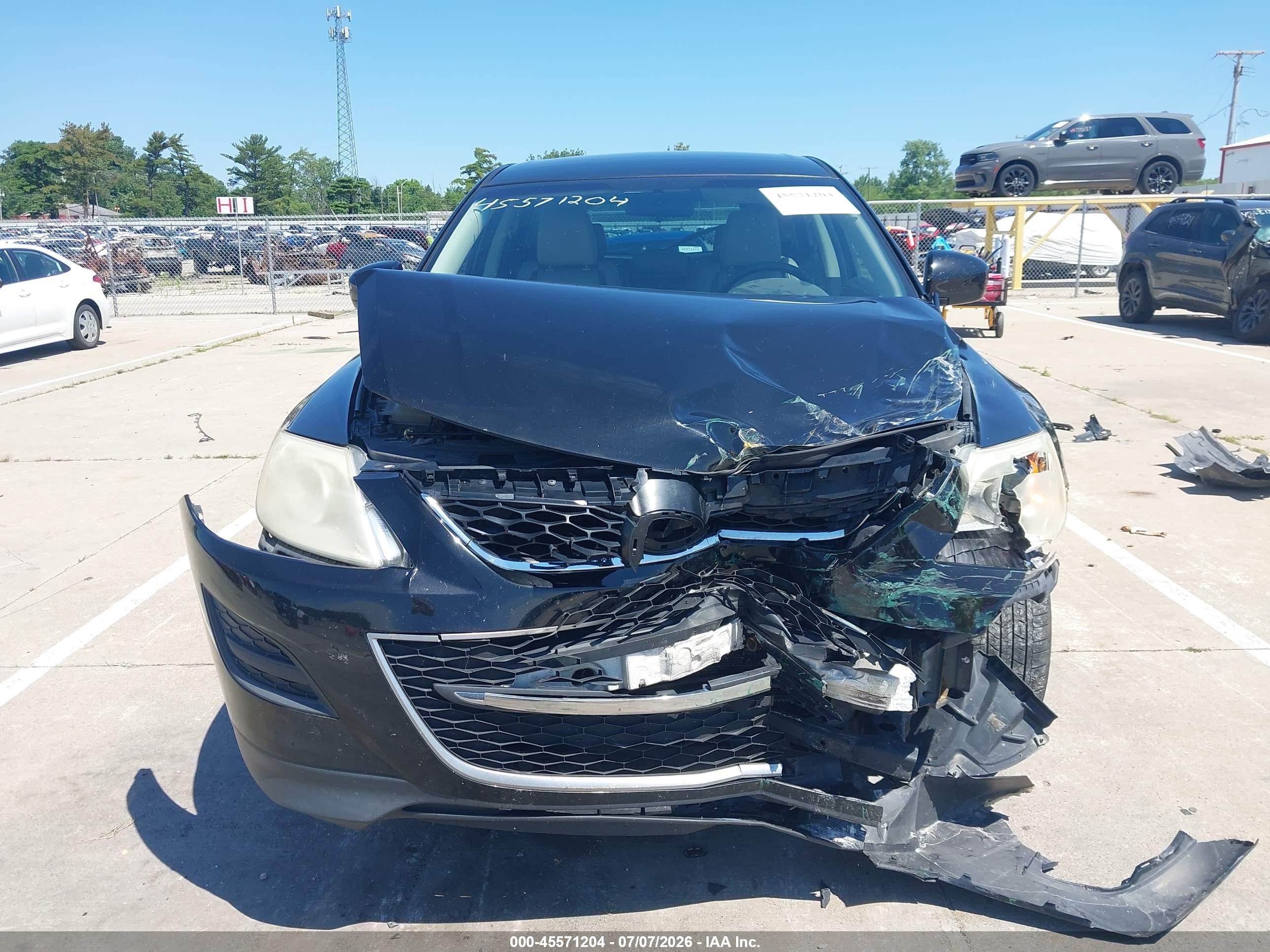 2010 Mazda Cx-9 Touring Black vin: JM3TB2MA7A0217852