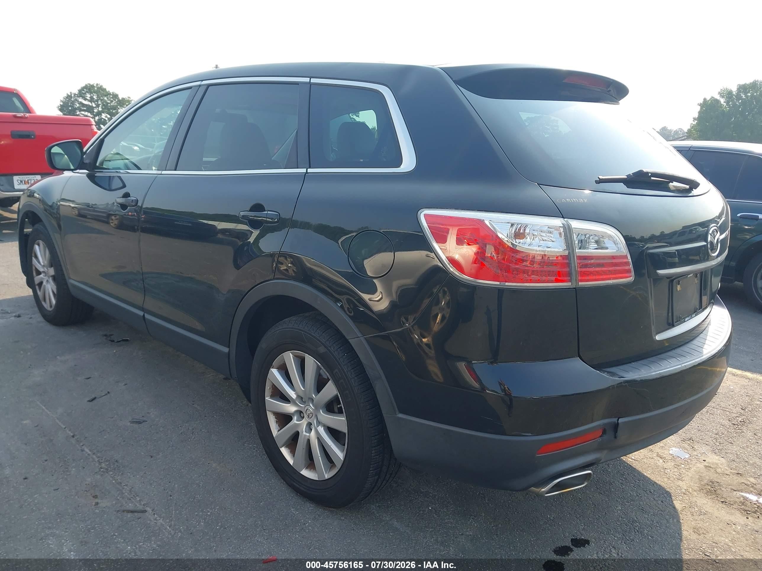 2010 Mazda Cx-9 Touring Black vin: JM3TB2MA7A0237955